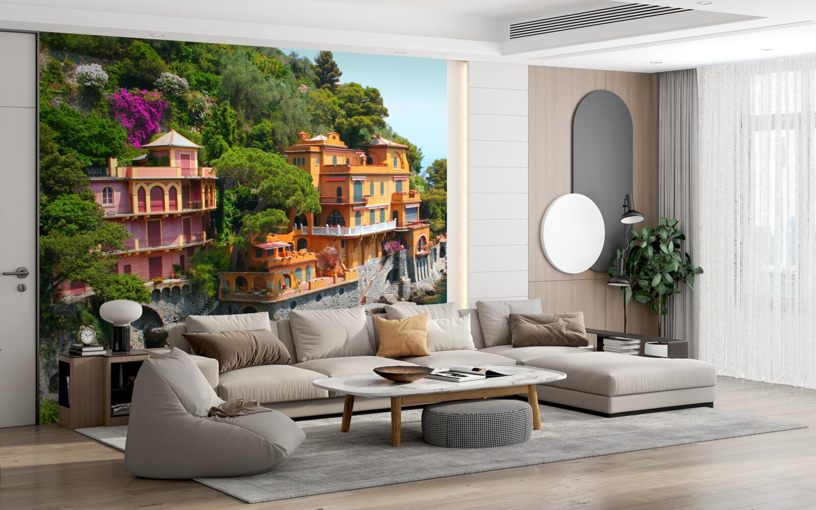 Фотошпалери тропічні резиденції на березі моря