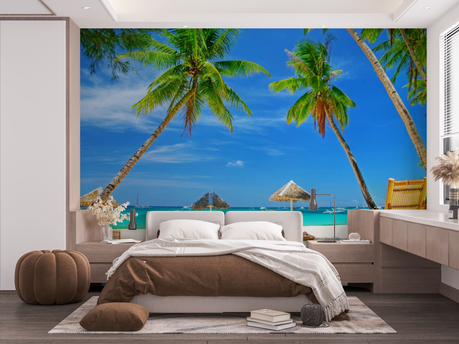 Фотошпалери тихий райський куточок на березі моря