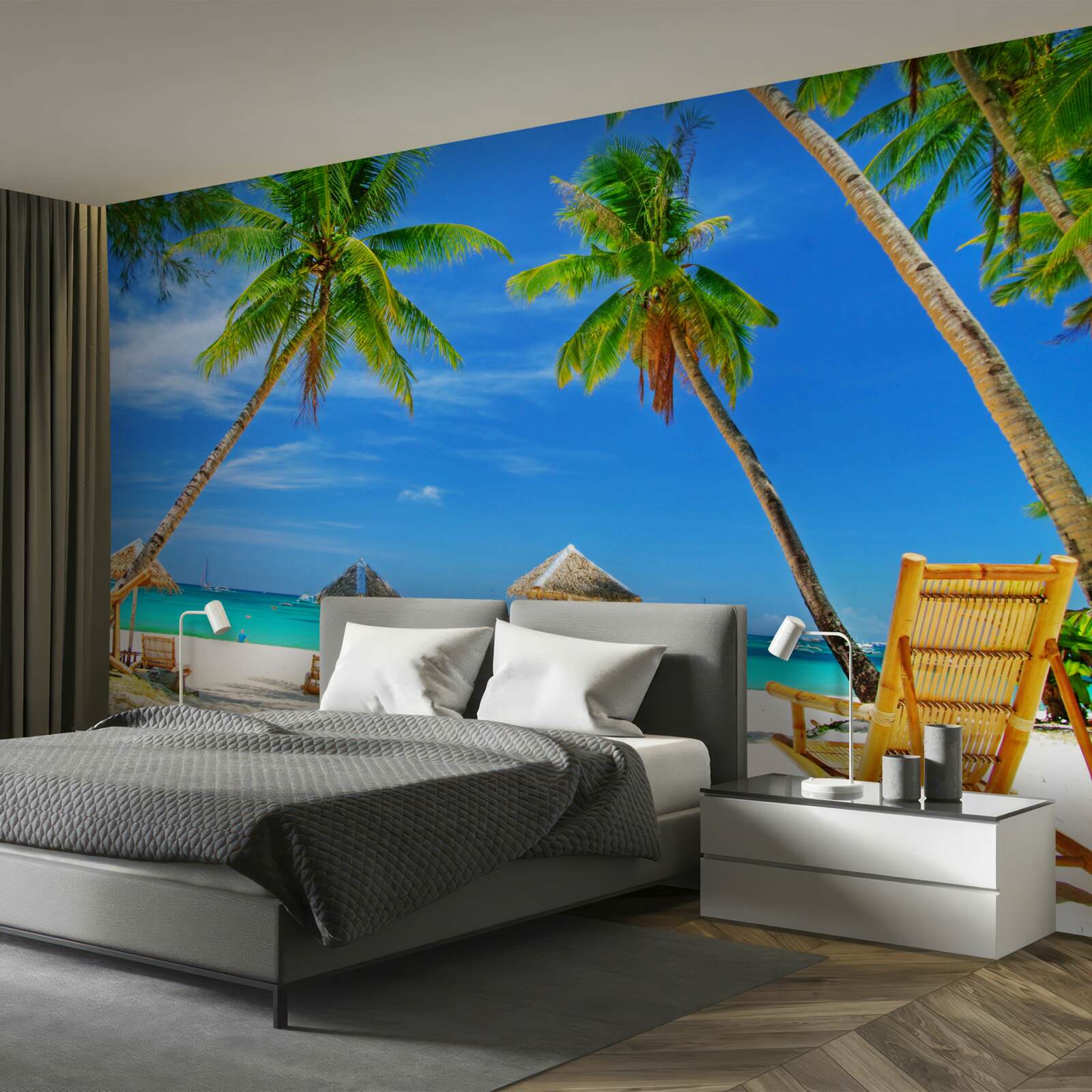 Фотошпалери тихий райський куточок на березі моря