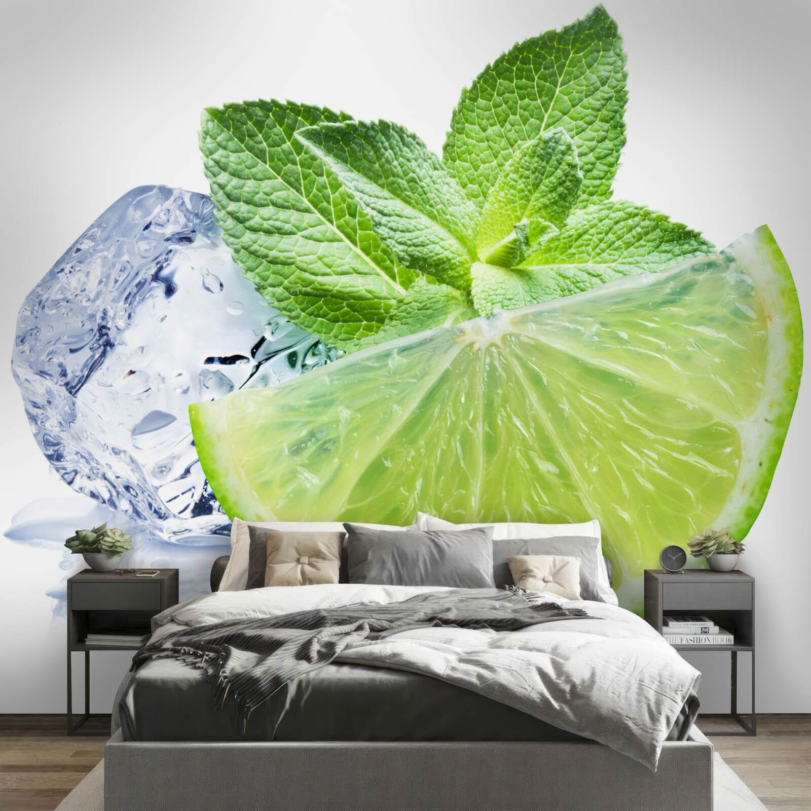 Фотошпалери Коктейль з лаймом та м'ятою