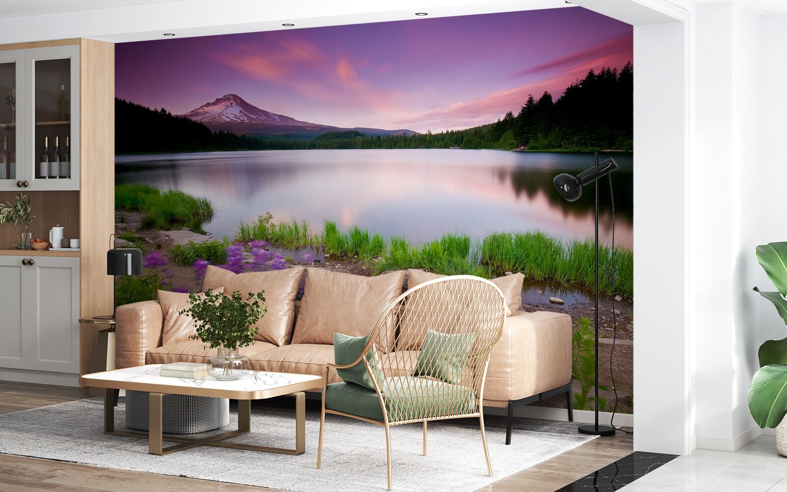 Фотошпалери вечірня свіжість в альпах