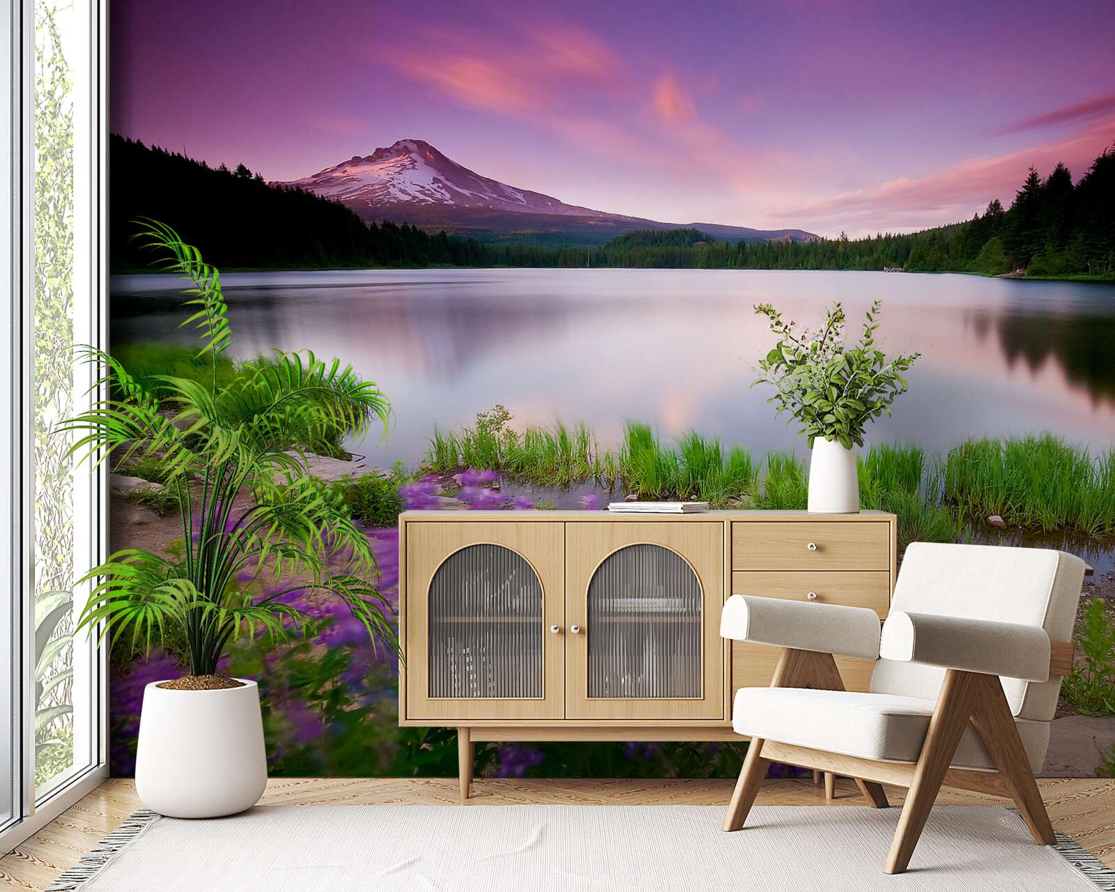 Фотошпалери вечірня свіжість в альпах