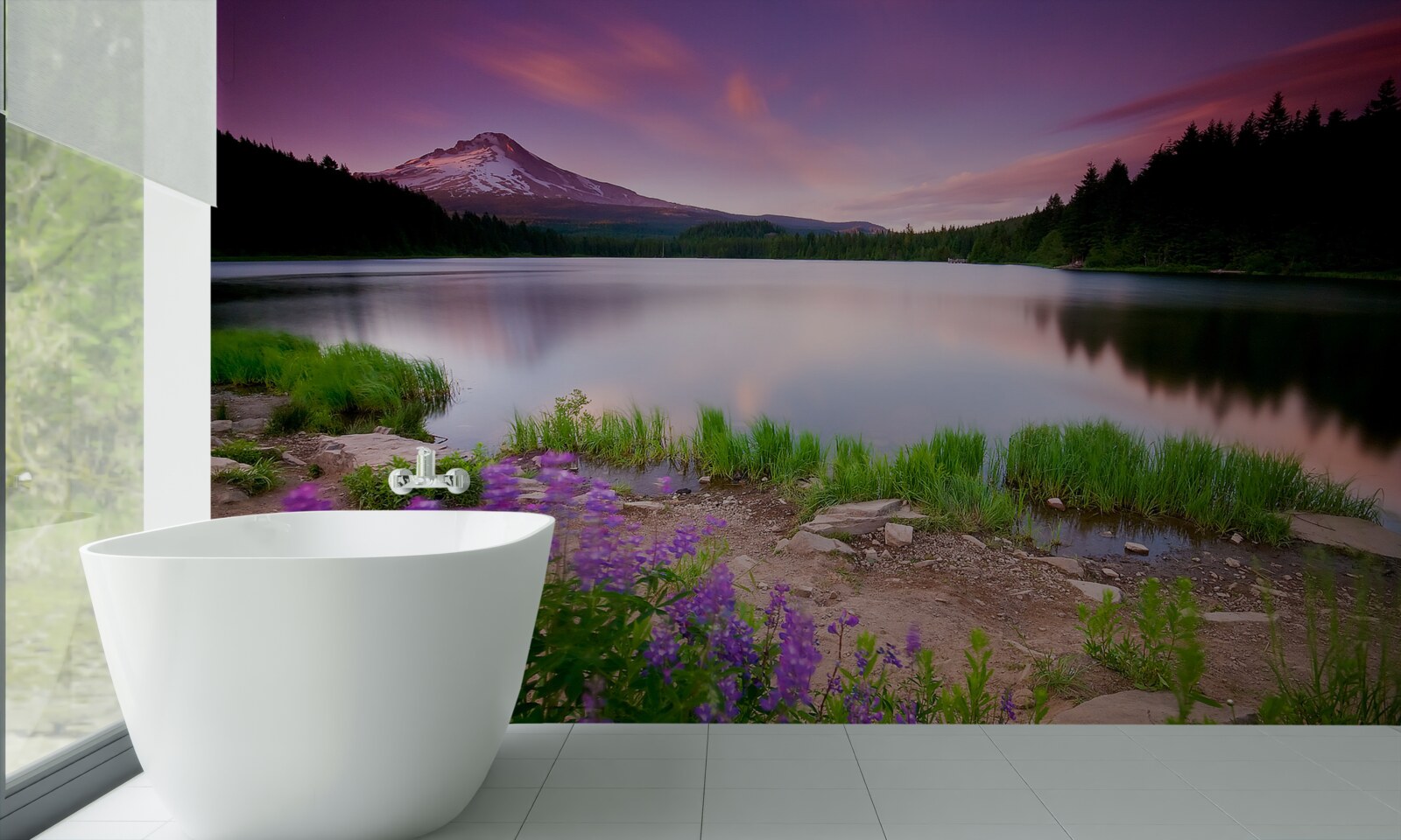 Фотошпалери вечірня свіжість в альпах