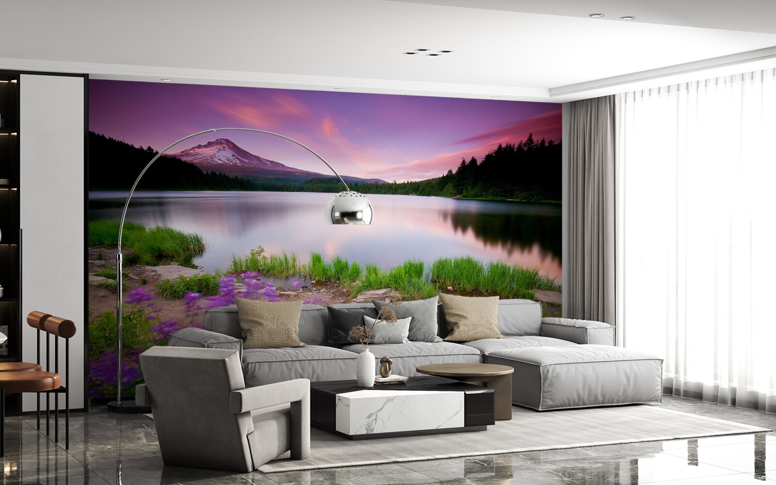 Фотошпалери вечірня свіжість в альпах