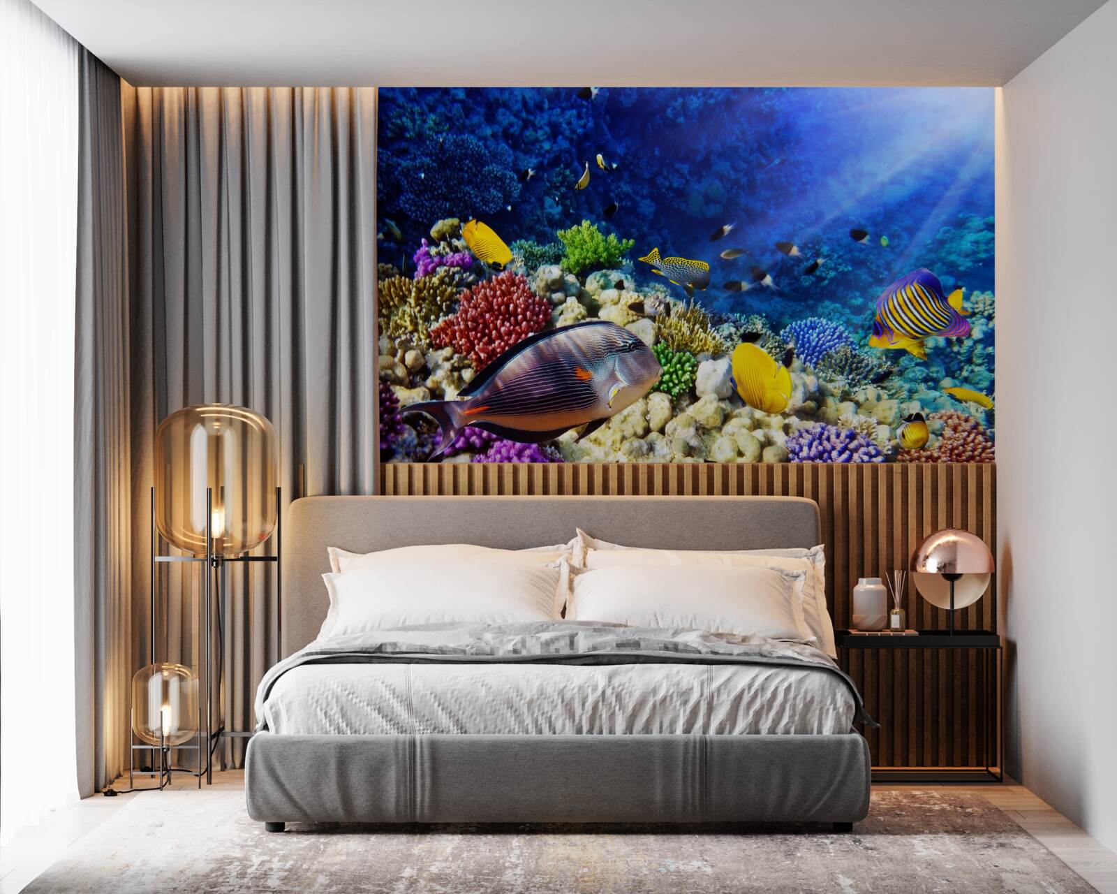 Фотошпалери морські мешканці під сонцем