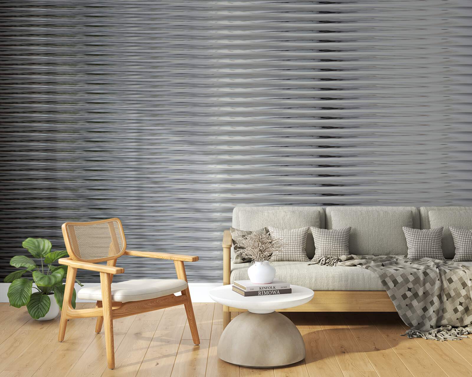 Фотошпалери градієнт горизонтальних смуг