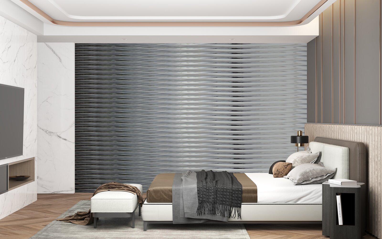 Фотошпалери градієнт горизонтальних смуг