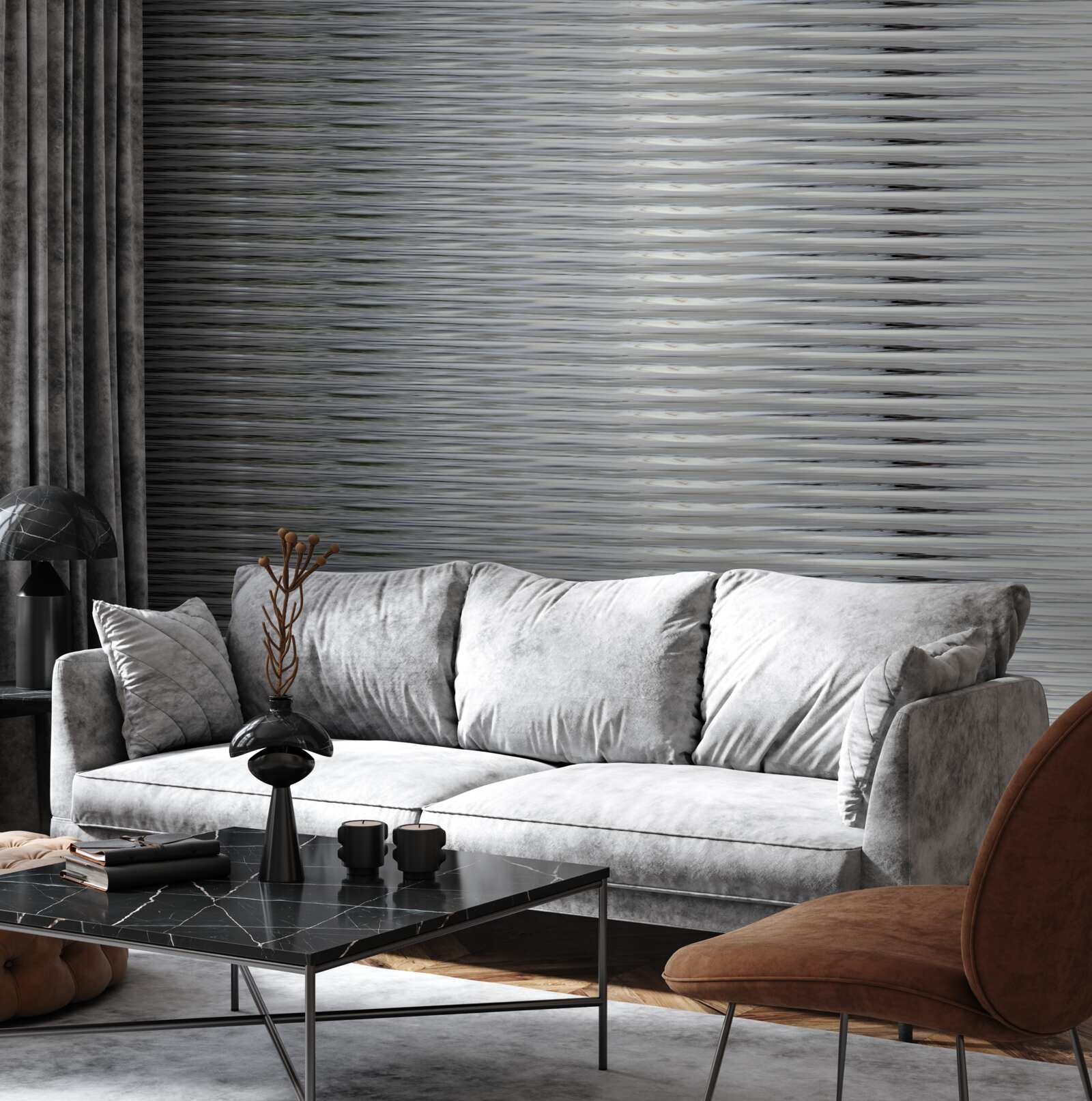 Фотошпалери градієнт горизонтальних смуг