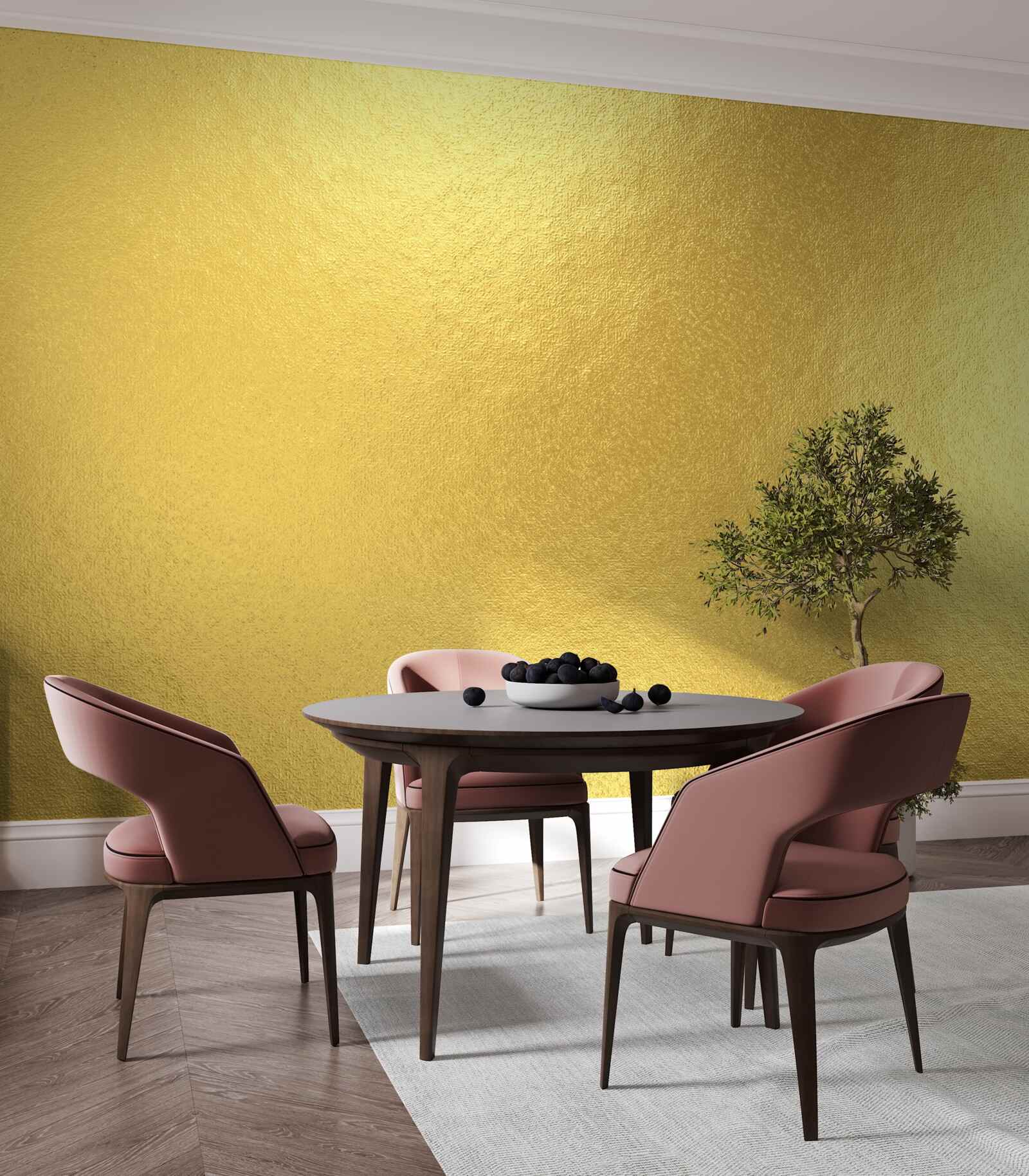 Фотошпалери сонце через вікно, коли йде дощ