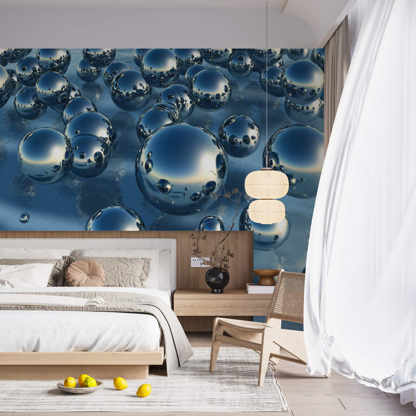 Фотошпалери абстракція великих крапель дощу