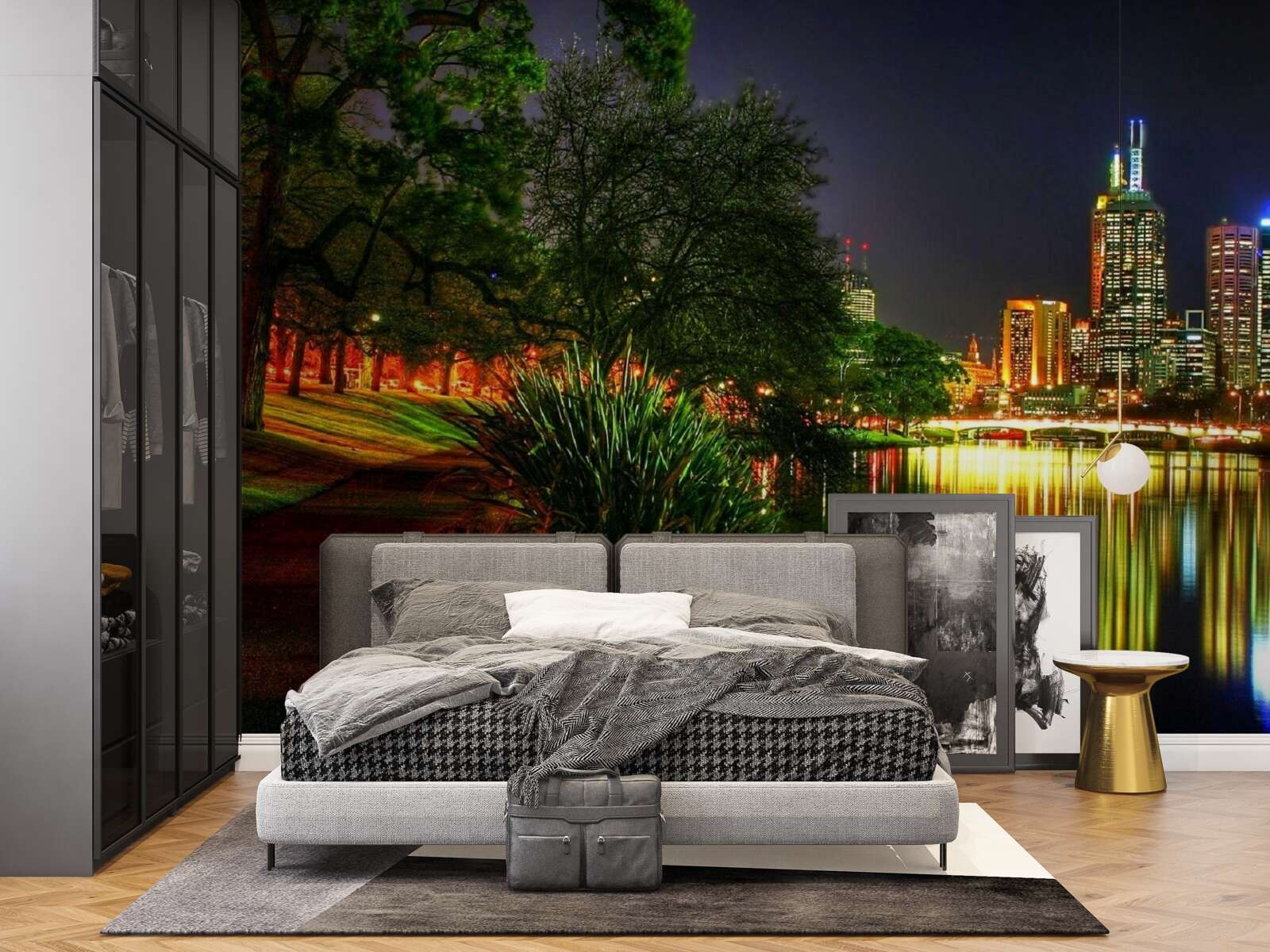 Фотошпалери занедбана набережна ввечері