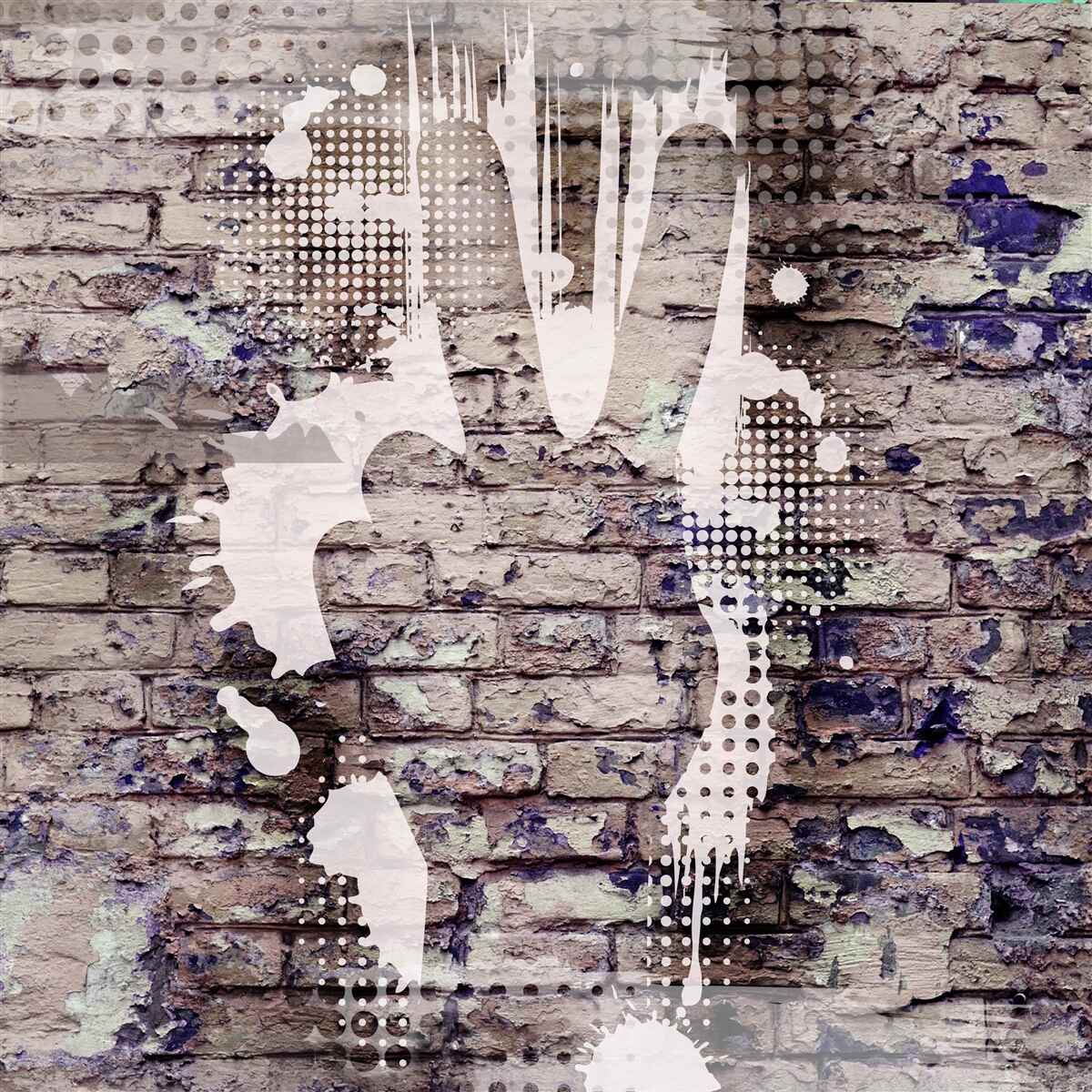 Фотошпалери тінь руки на стіні