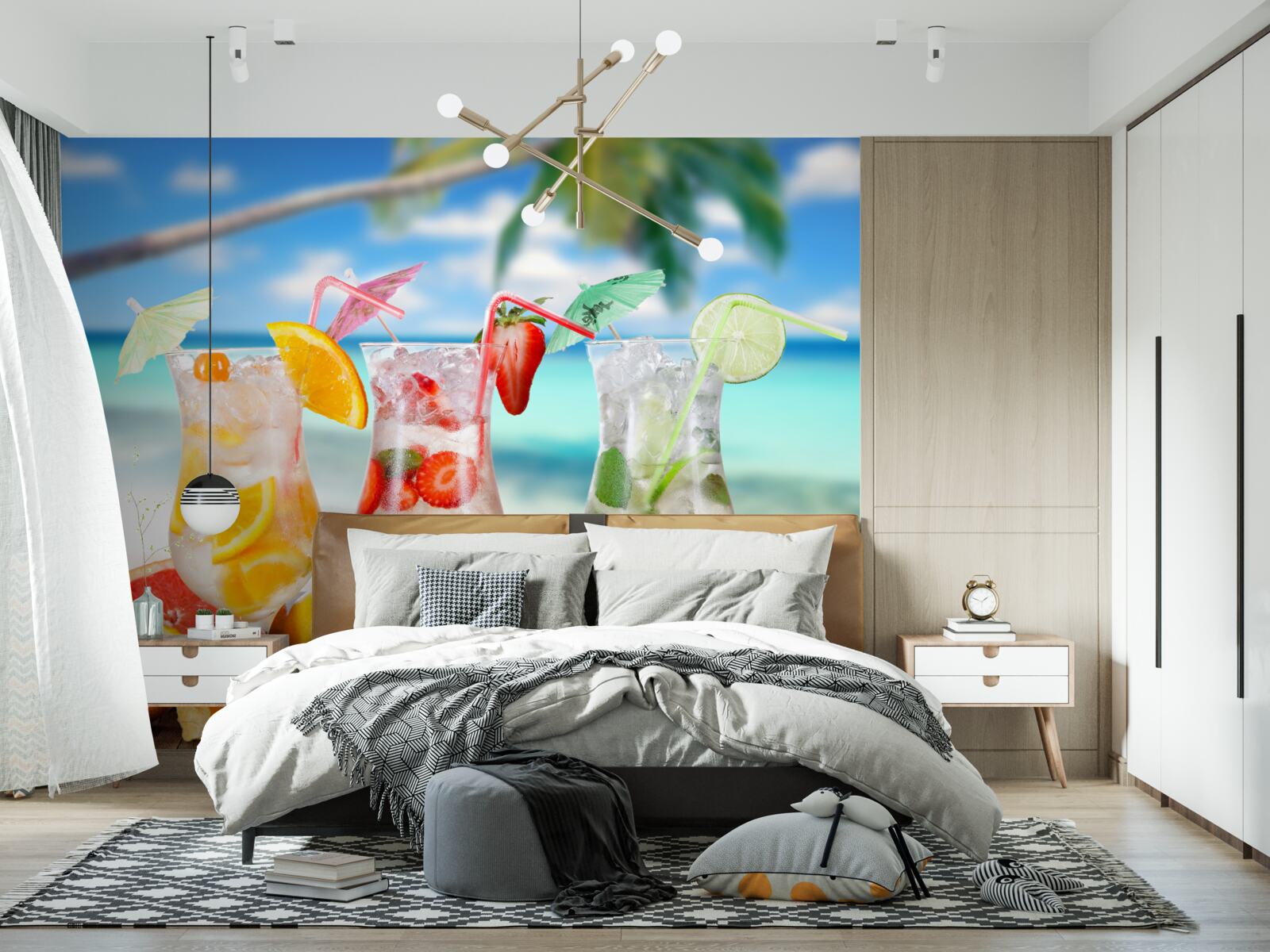 Фотошпалери напої на основі екзотичних фруктів