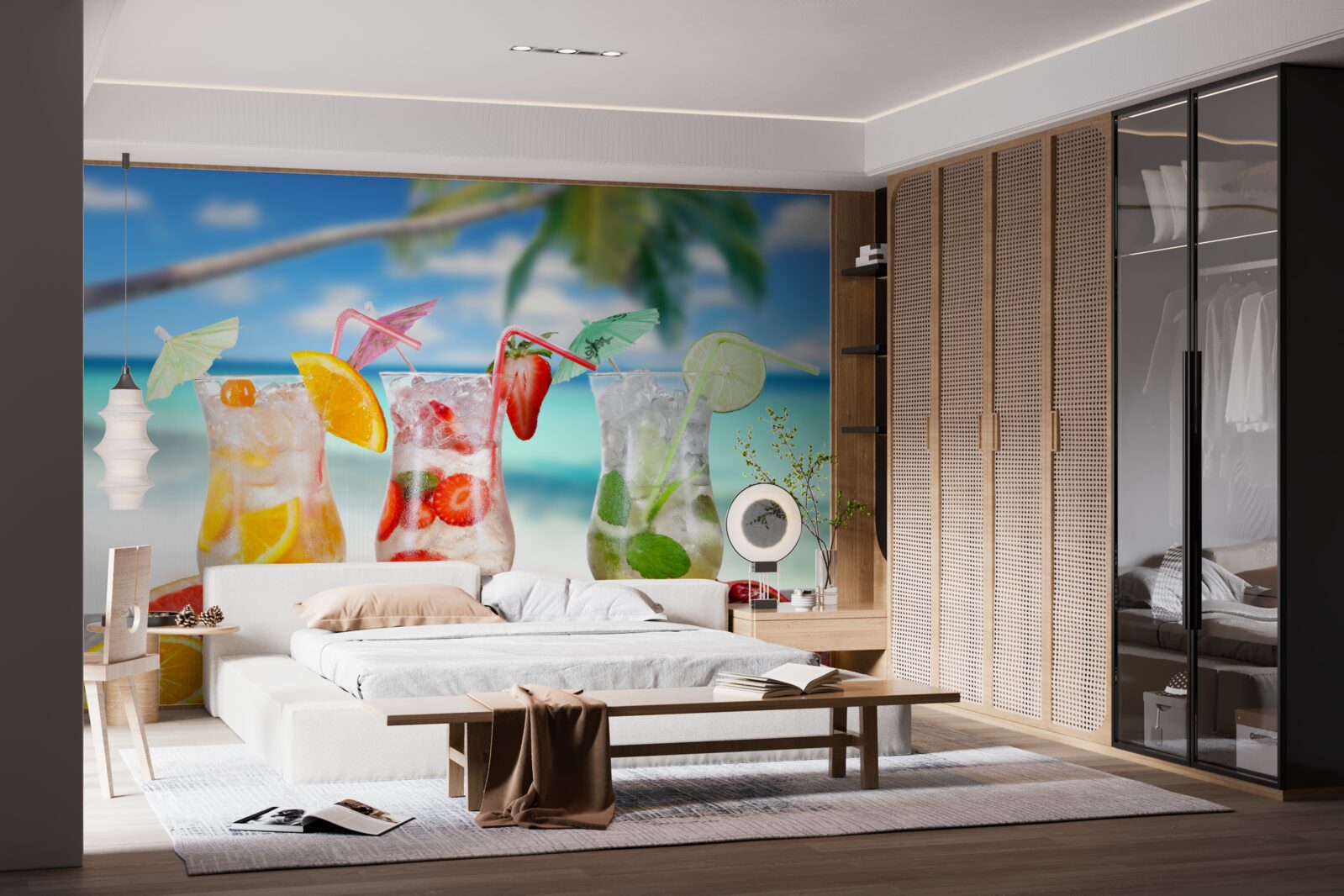 Фотошпалери напої на основі екзотичних фруктів