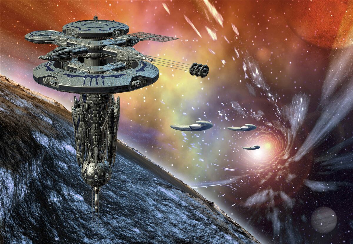 Фотошпалери зорельотів у зоряній системі