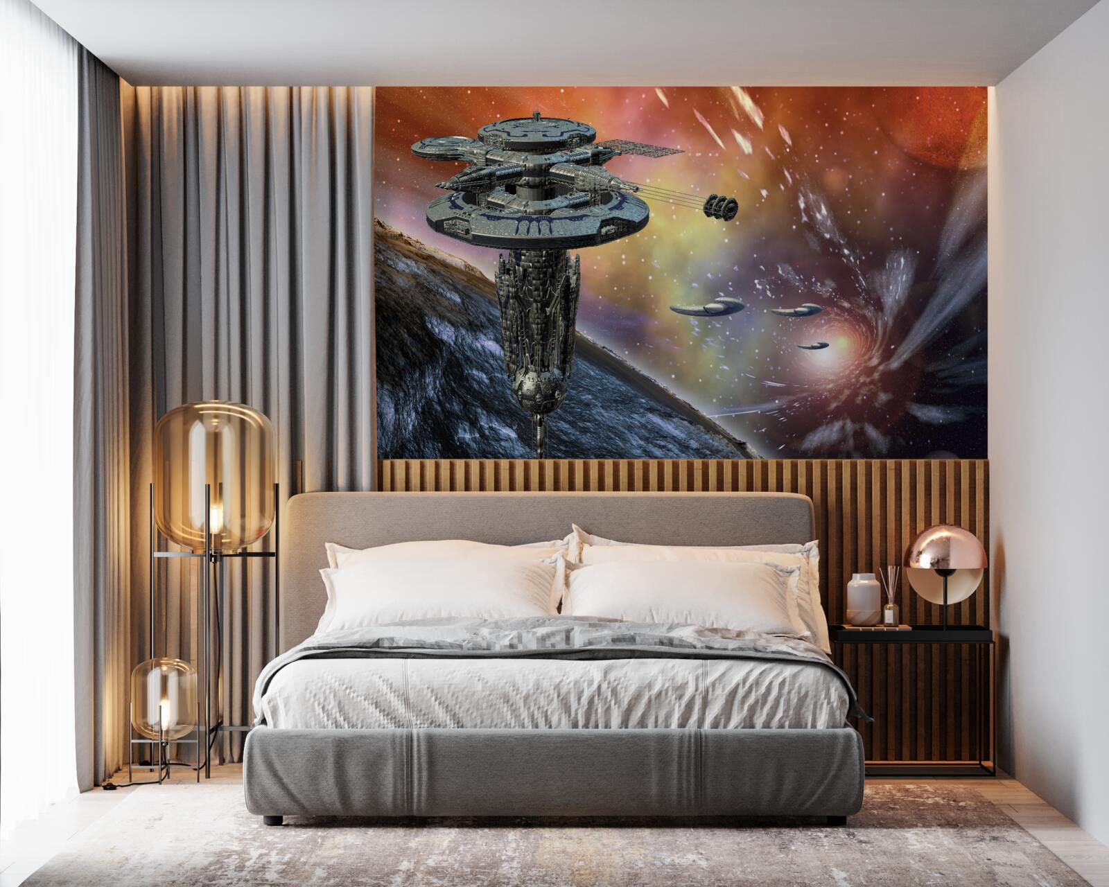 Фотошпалери зорельотів у зоряній системі