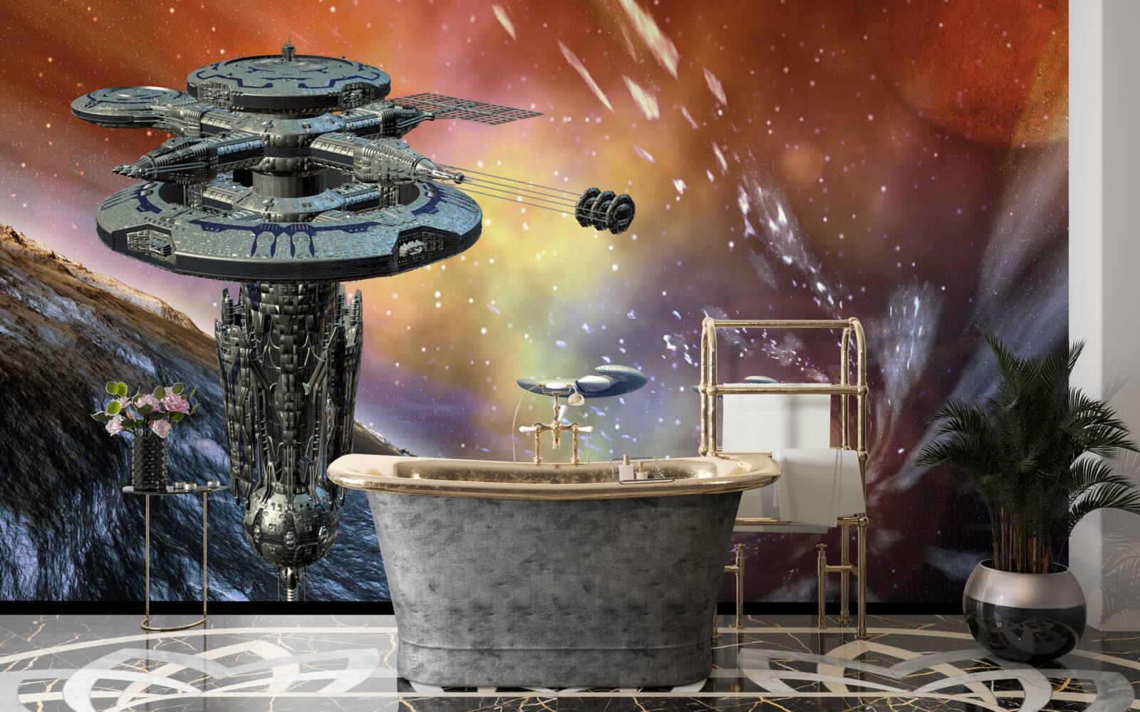 Фотошпалери зорельотів у зоряній системі