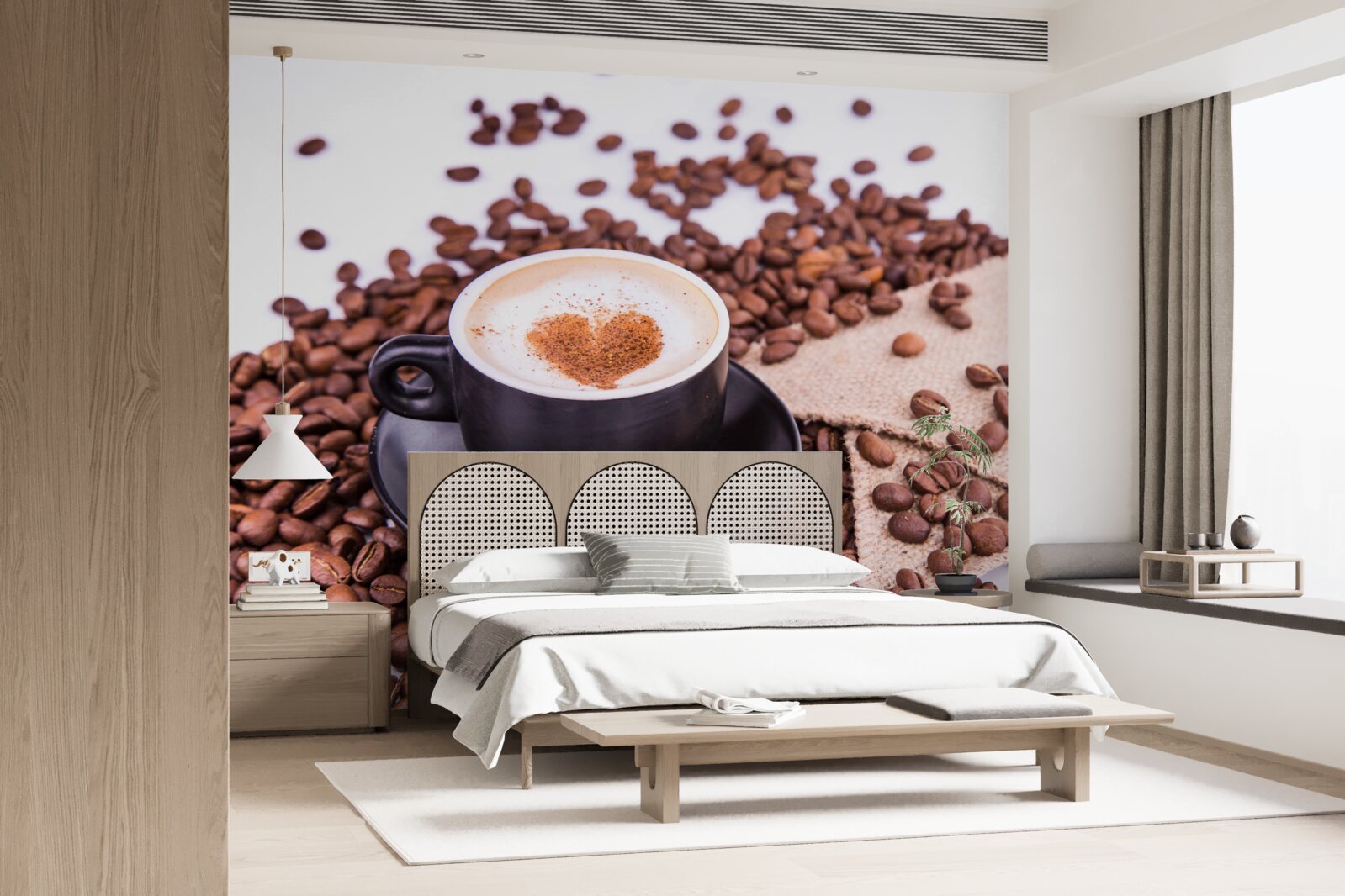 Фотошпалери гарно приготовану чашку кави