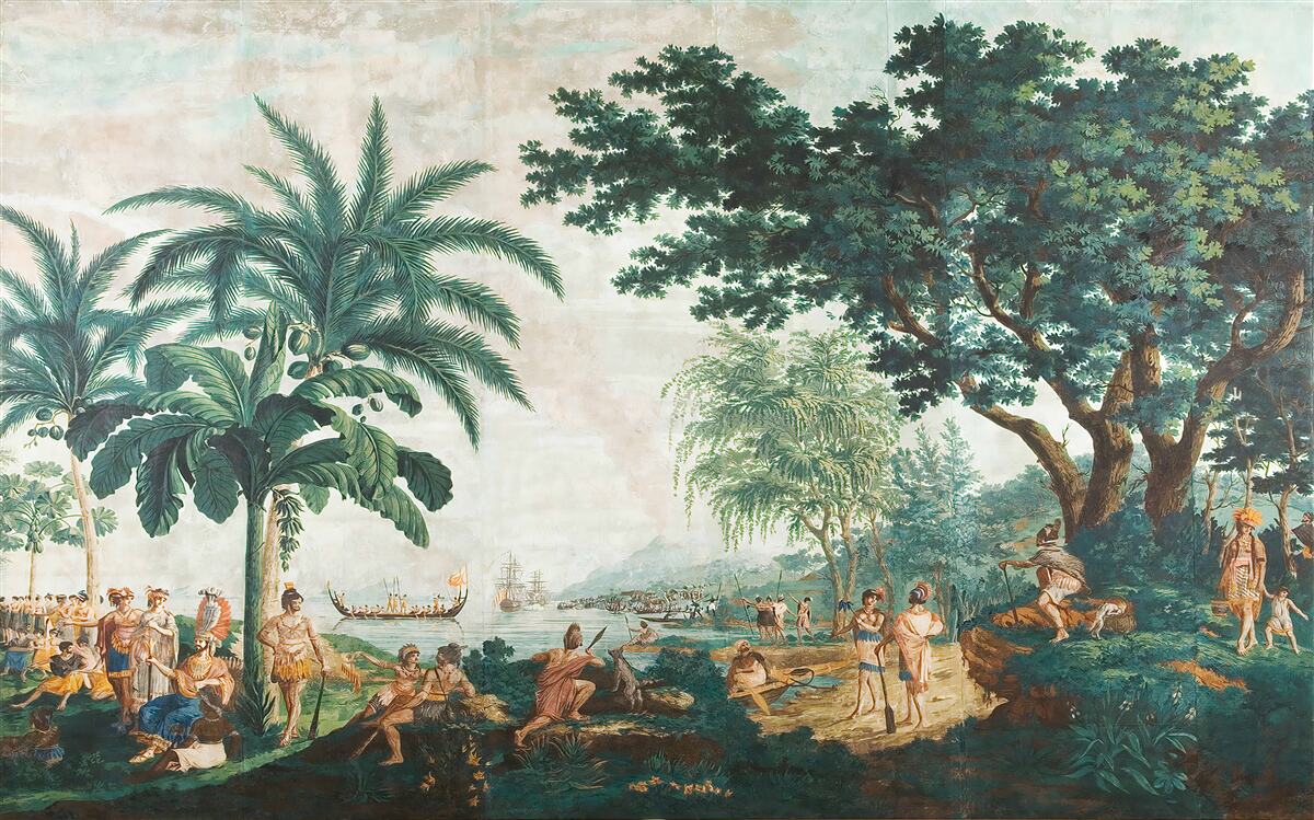 Фотошпалери люди в джунглях