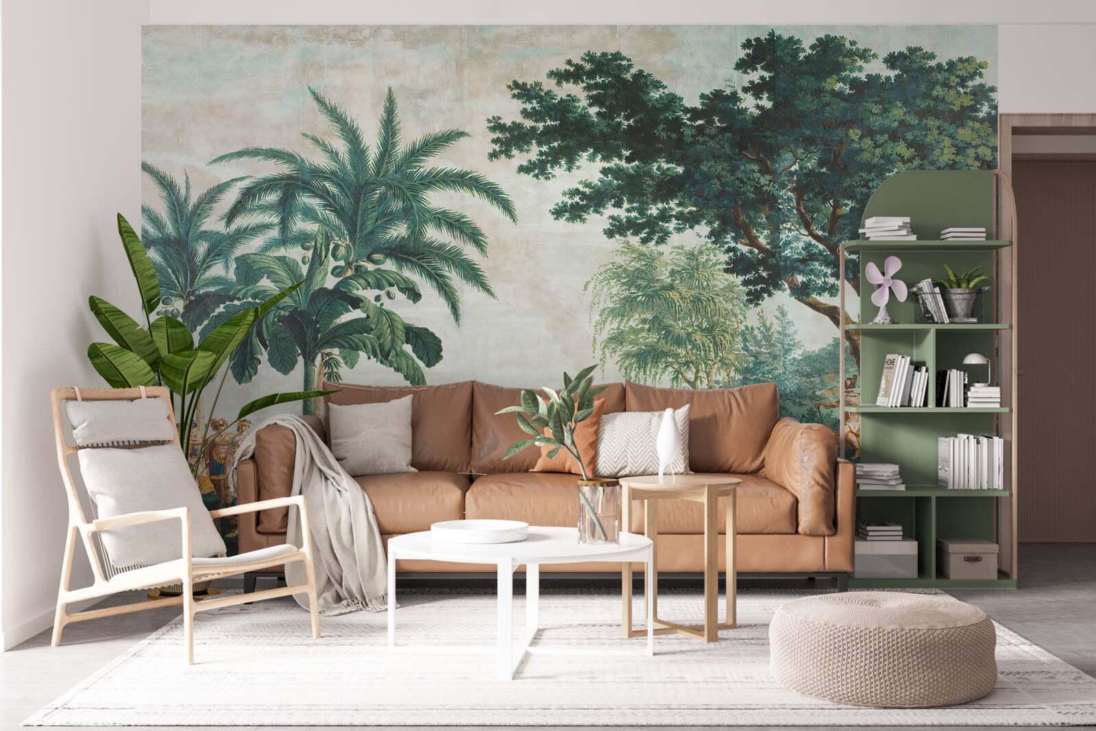 Фотошпалери люди в джунглях