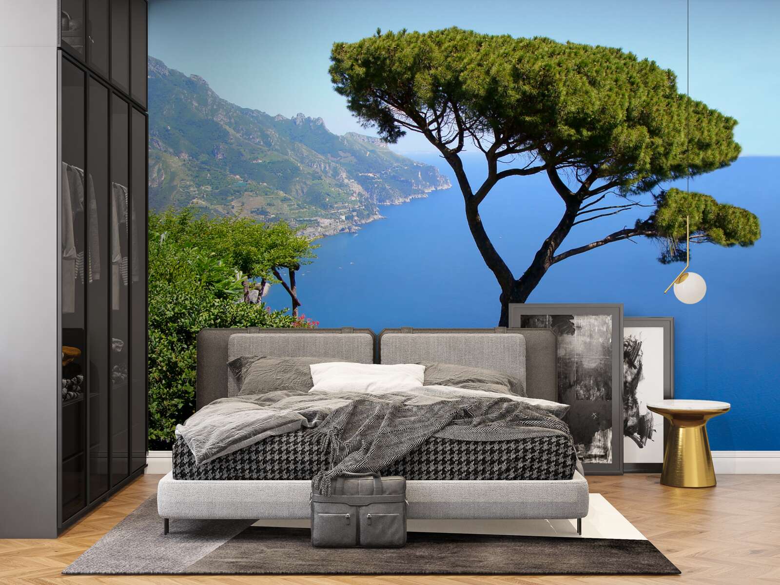 Фотошпалери самотнє дерево на березі моря