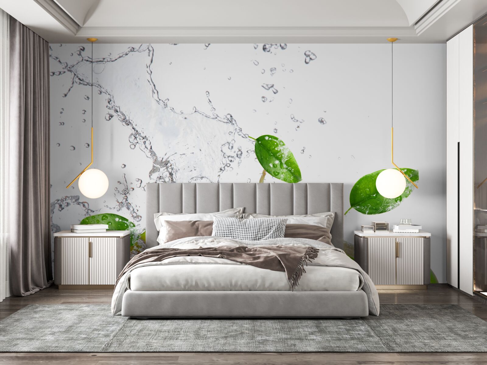 Фотошпалери сезонні фрукти та кокосова вода