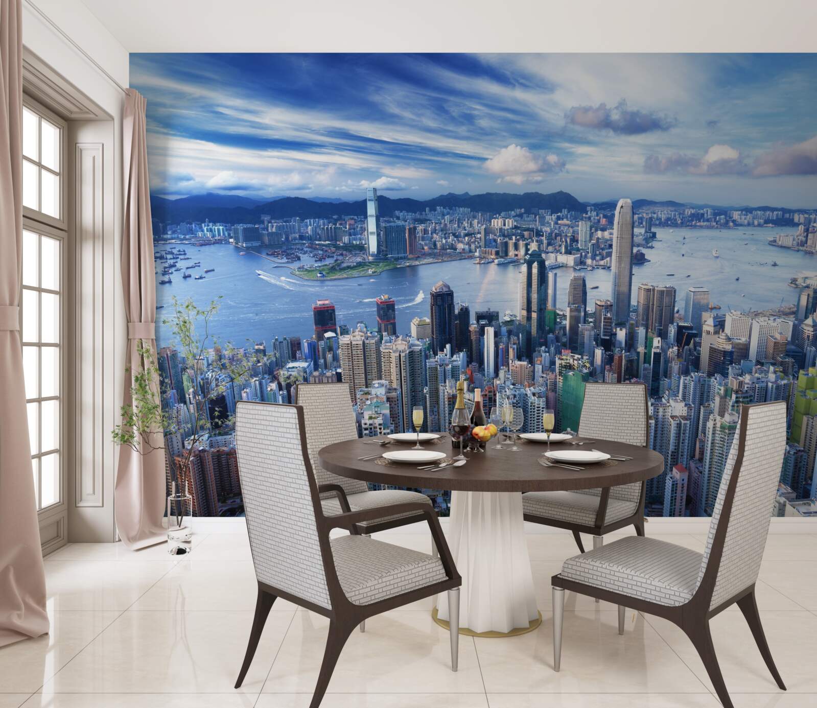 Фотошпалери сонячний день у шанхаї