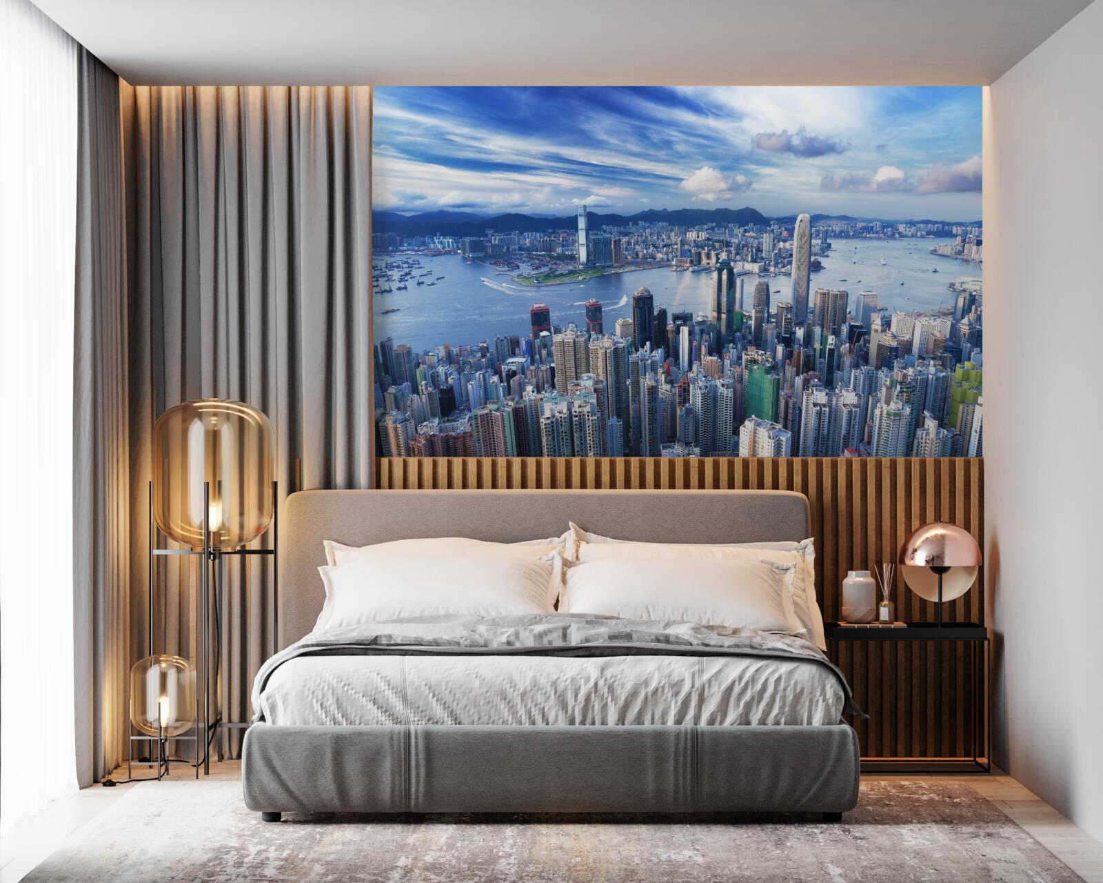 Фотошпалери сонячний день у шанхаї