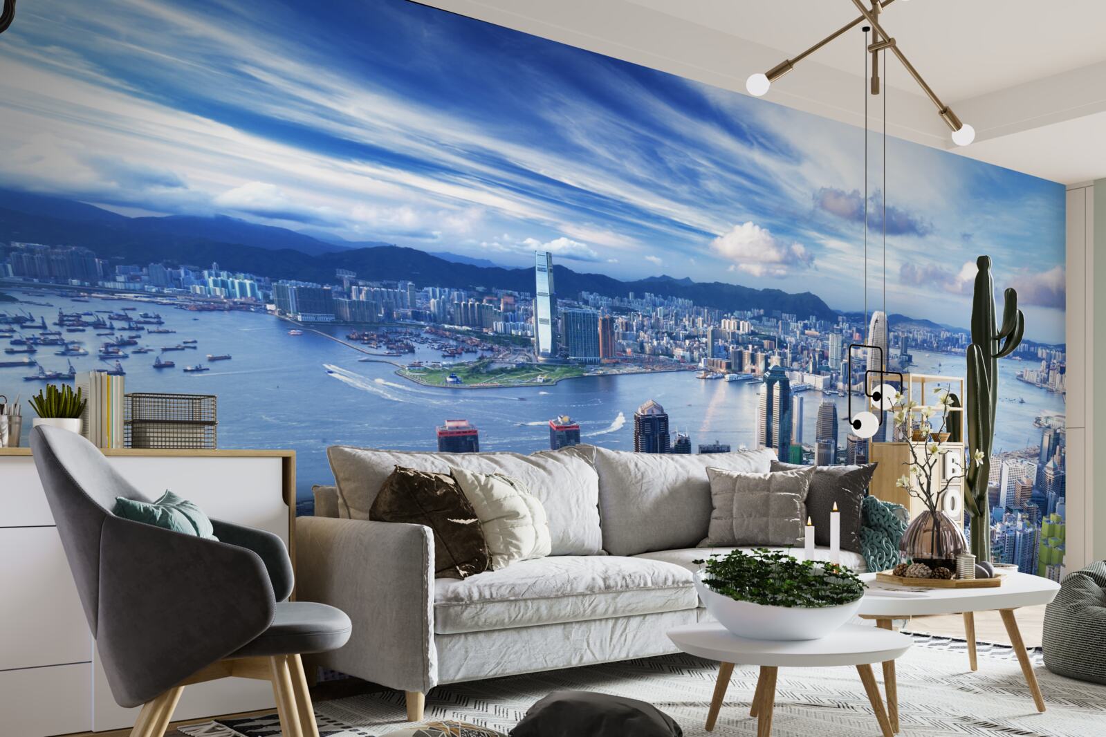 Фотошпалери сонячний день у шанхаї