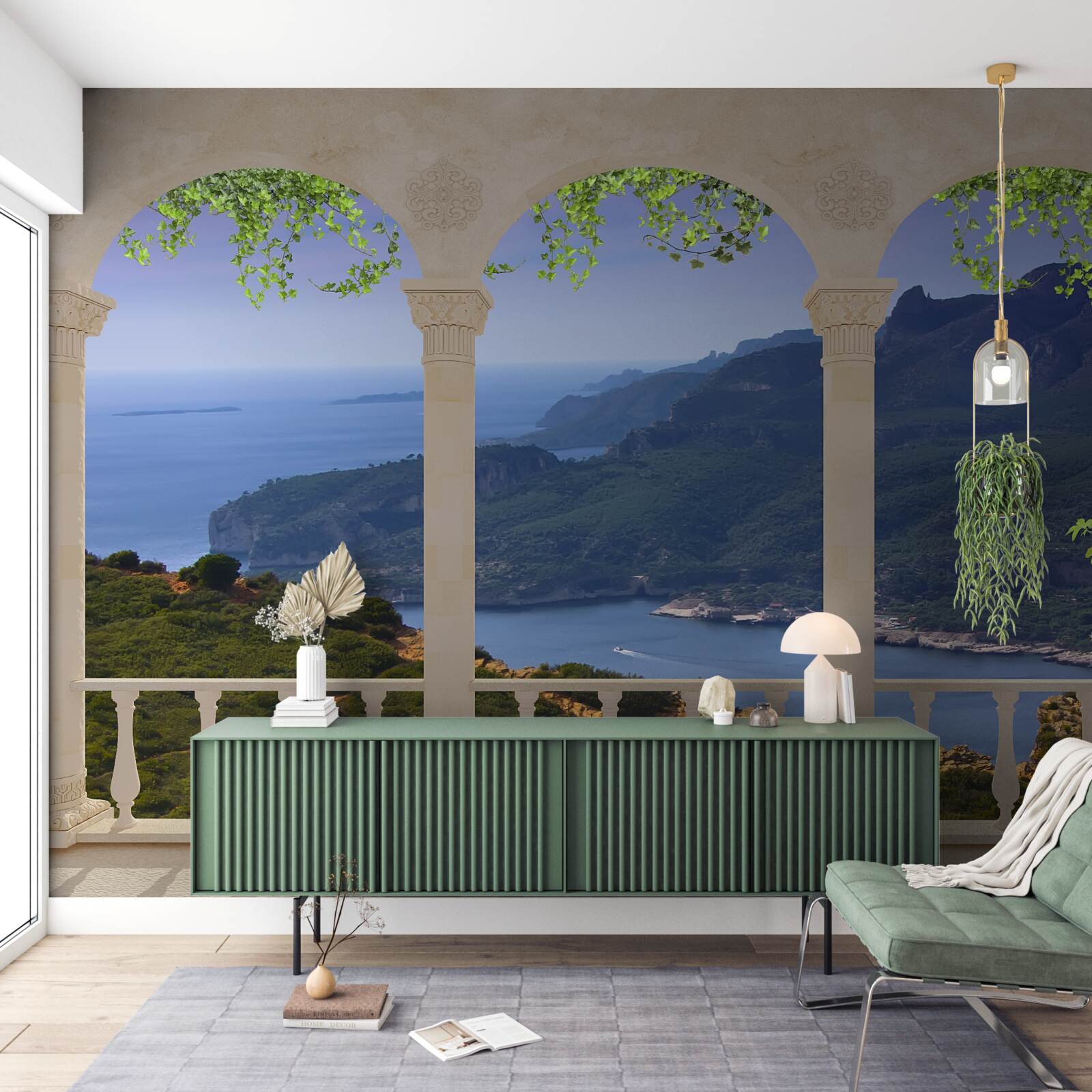 Фотошпалери пейзажний вид з тераси