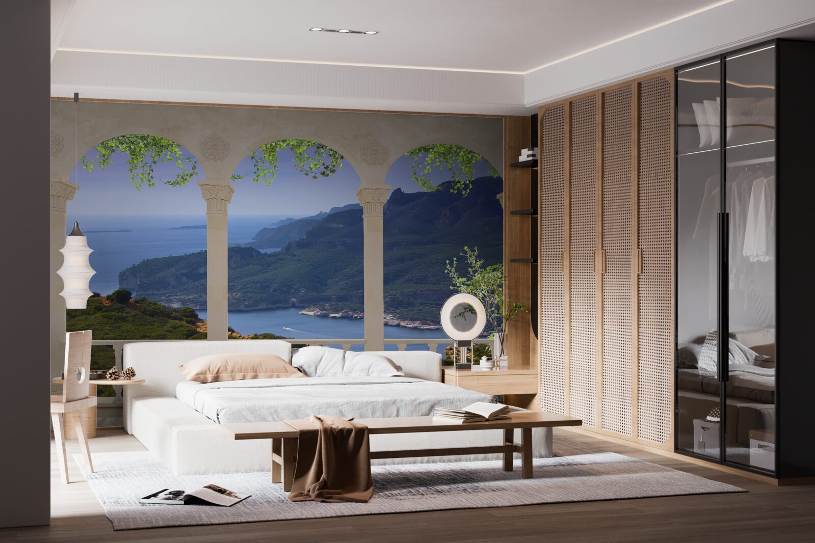 Фотошпалери пейзажний вид з тераси