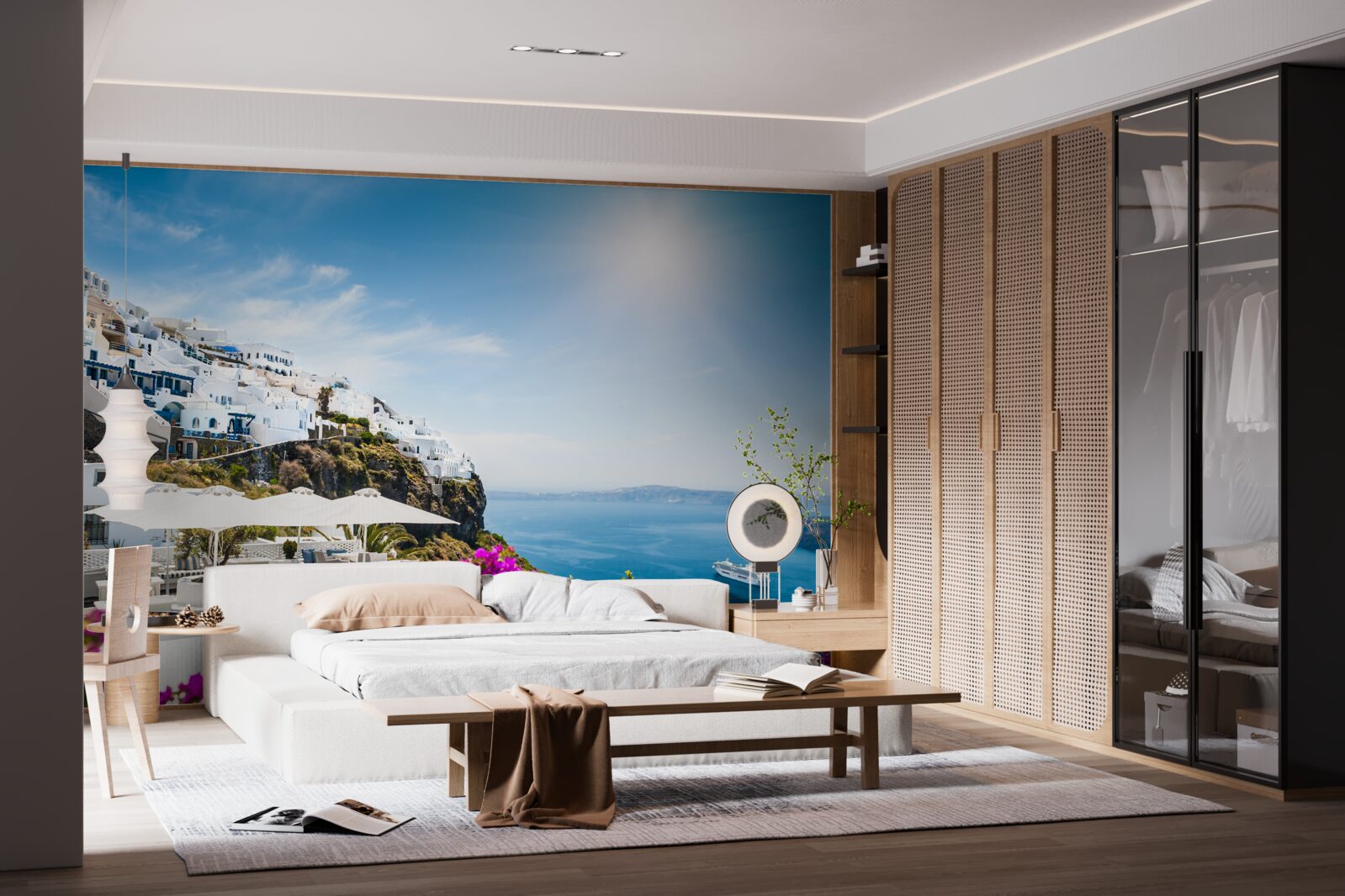 Фотошпалери променисте сонце греції