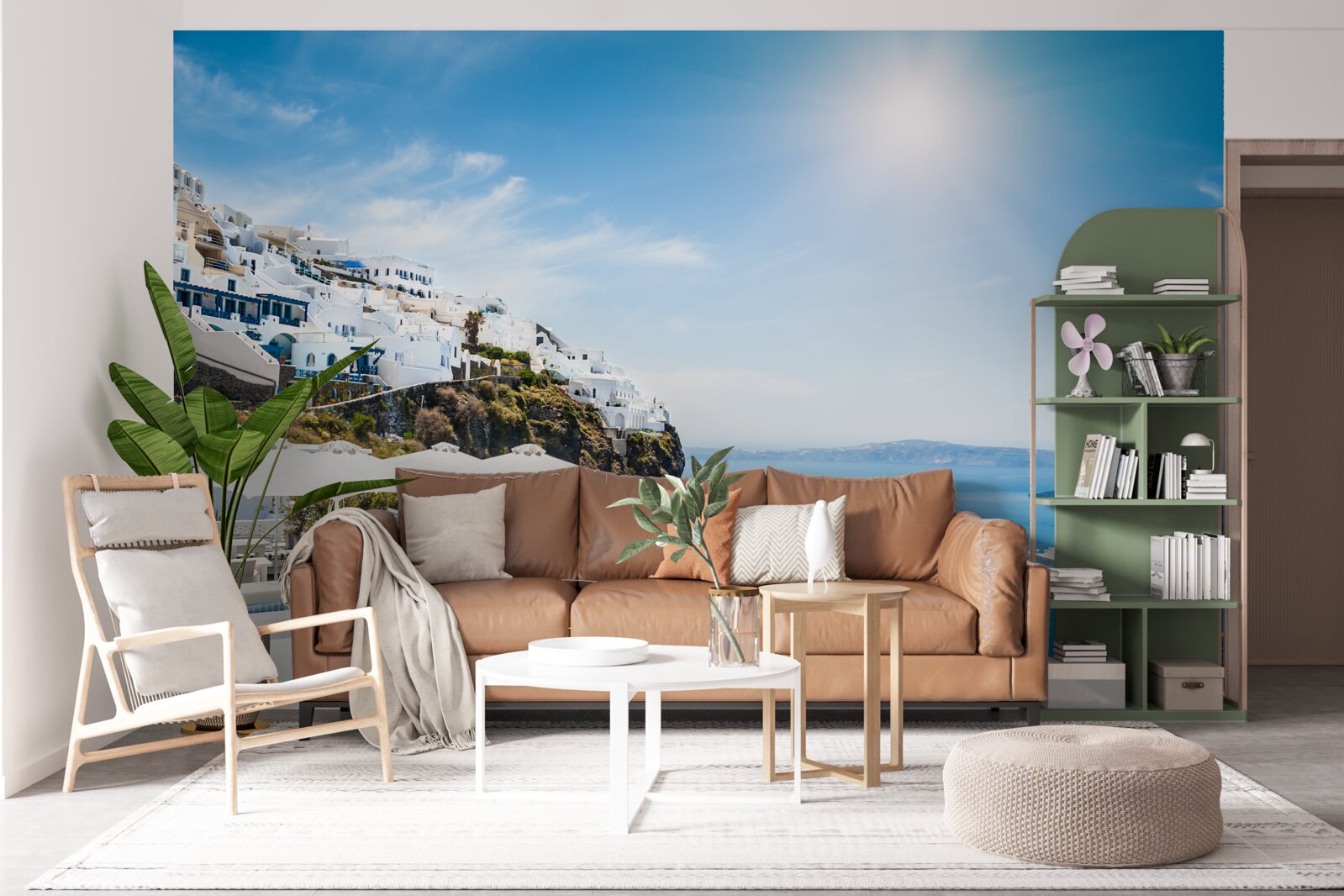 Фотошпалери променисте сонце греції