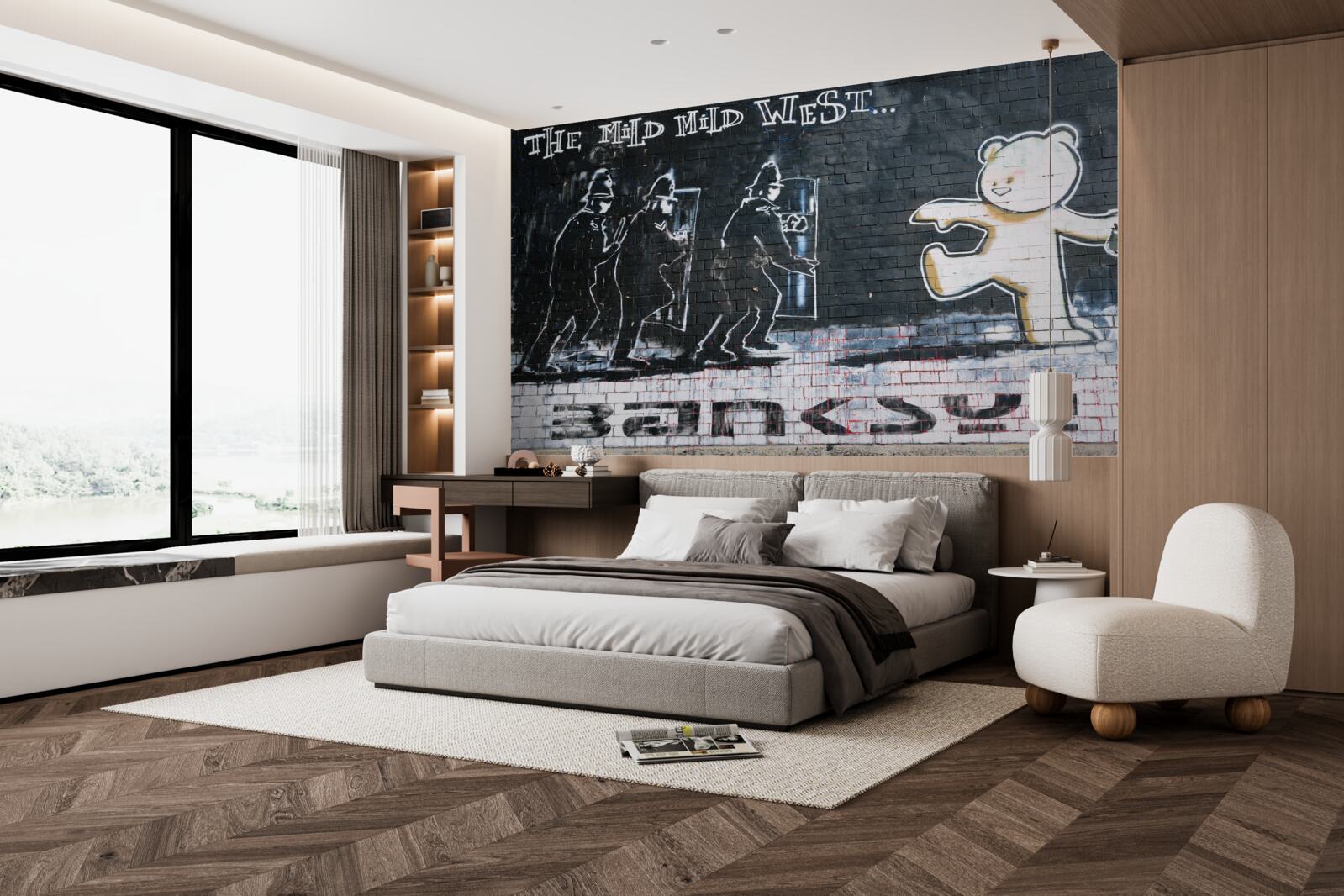 Фотошпалери плакат із закликом до опозиції