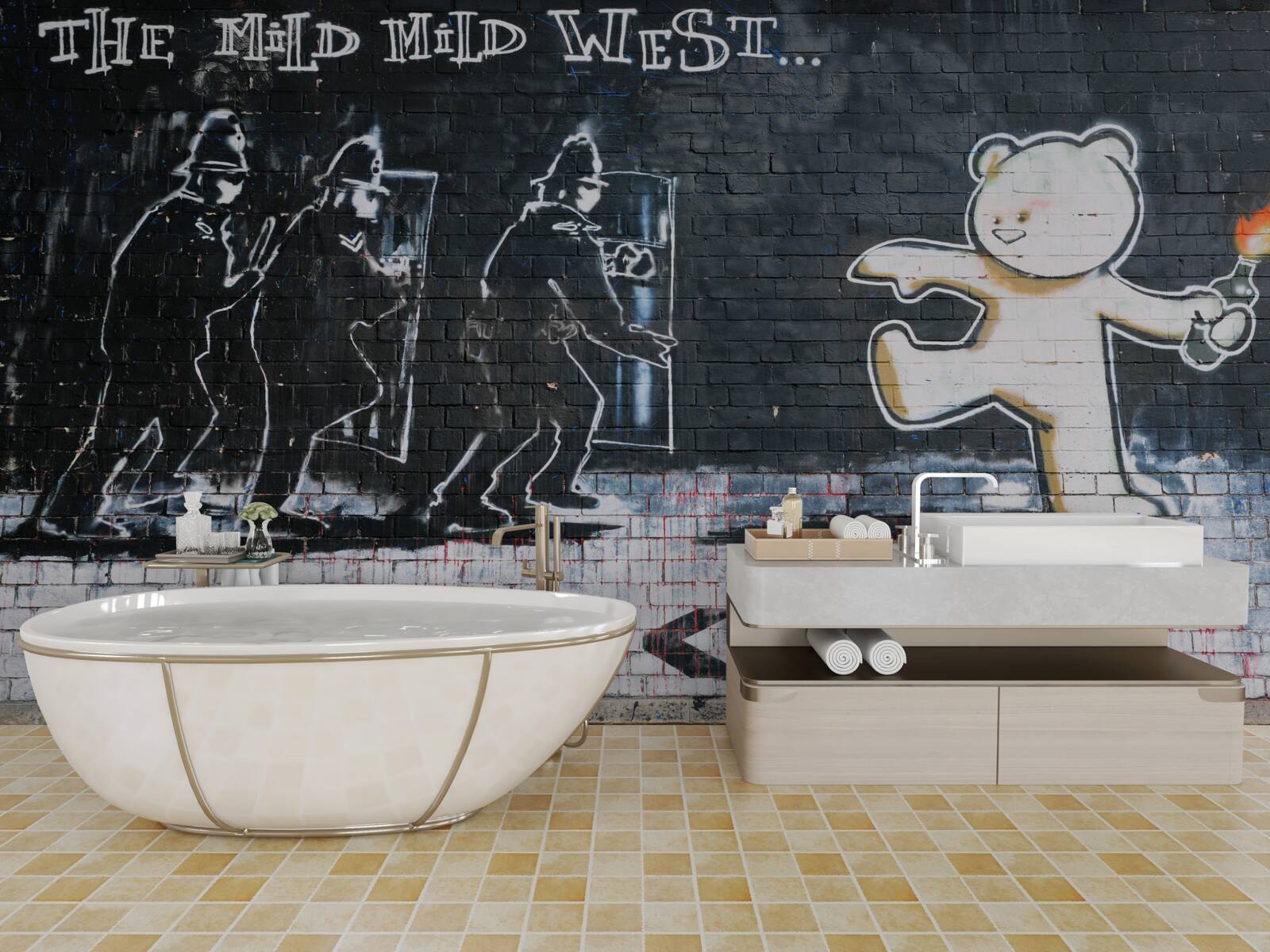 Фотошпалери плакат із закликом до опозиції