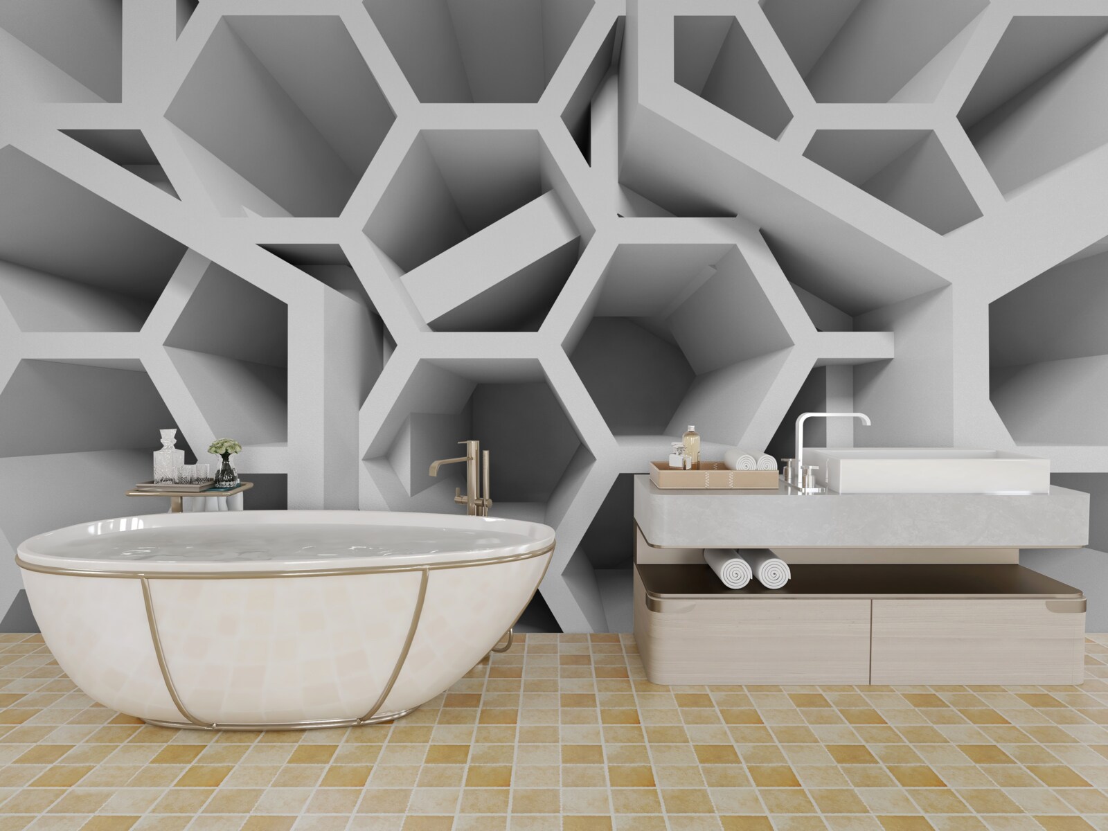 Фотошпалери порожнисті прямокутні конструкції