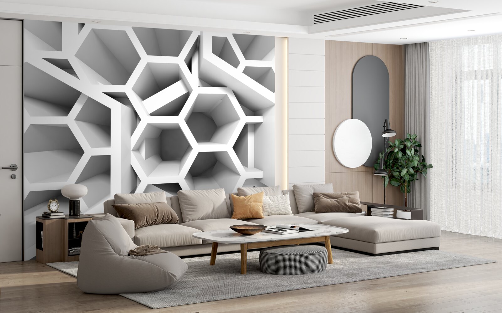 Фотошпалери порожнисті прямокутні конструкції