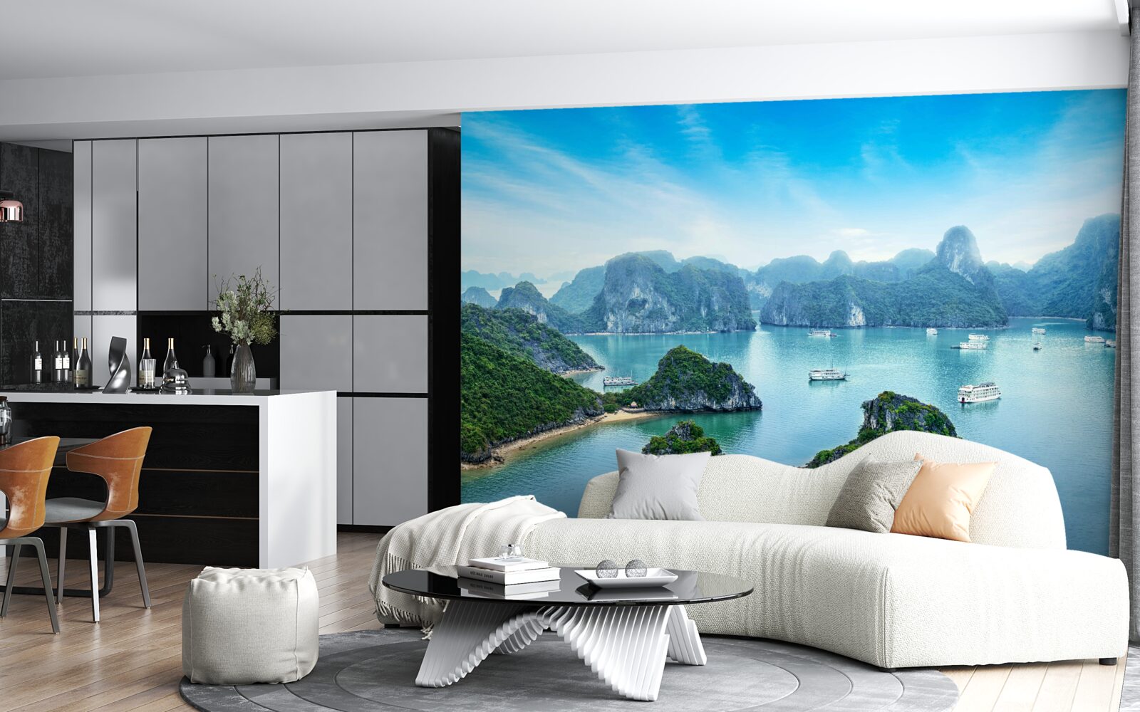 Фотошпалери прекрасний вид на смарагдові острови