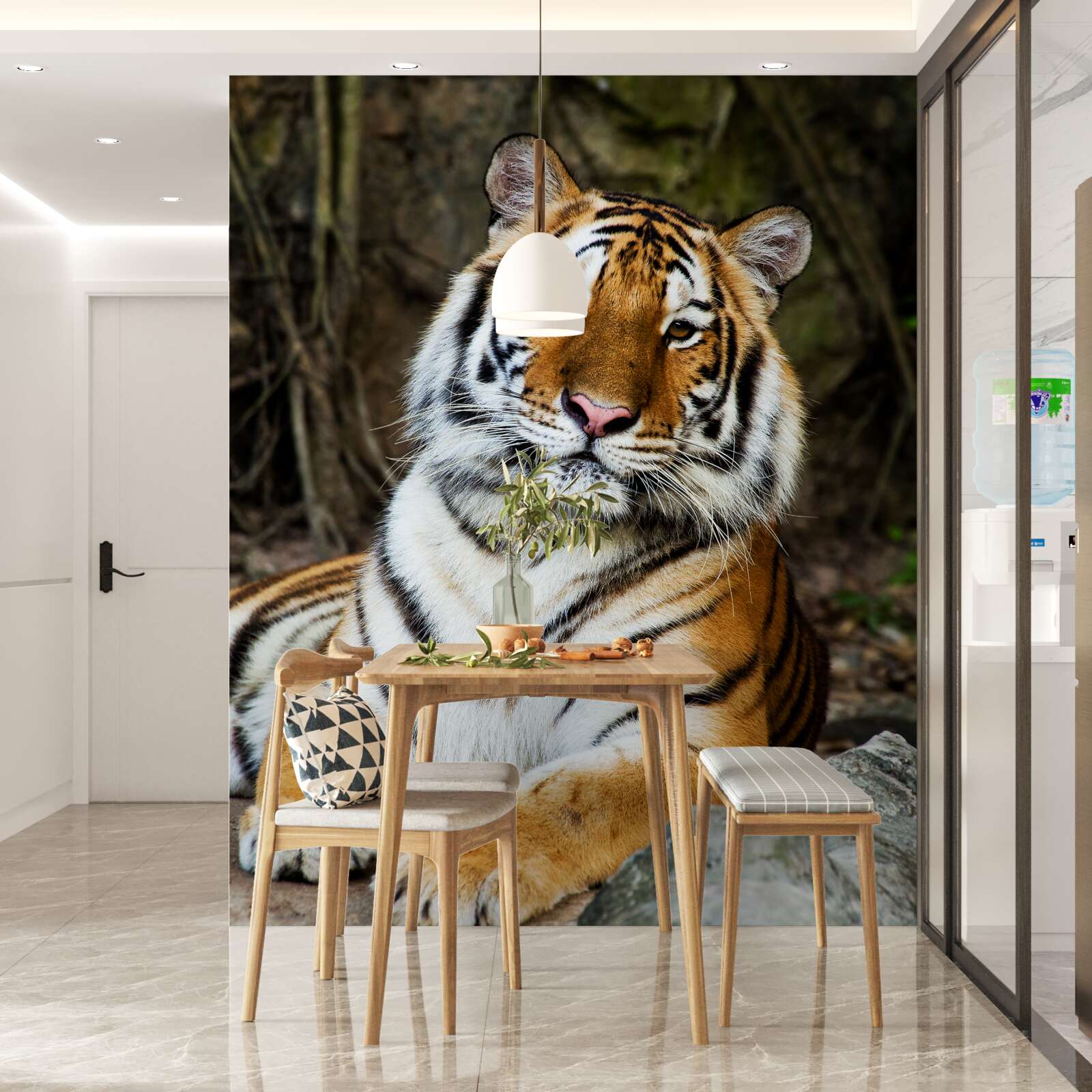 Фотошпалери великий тигр у відпустці