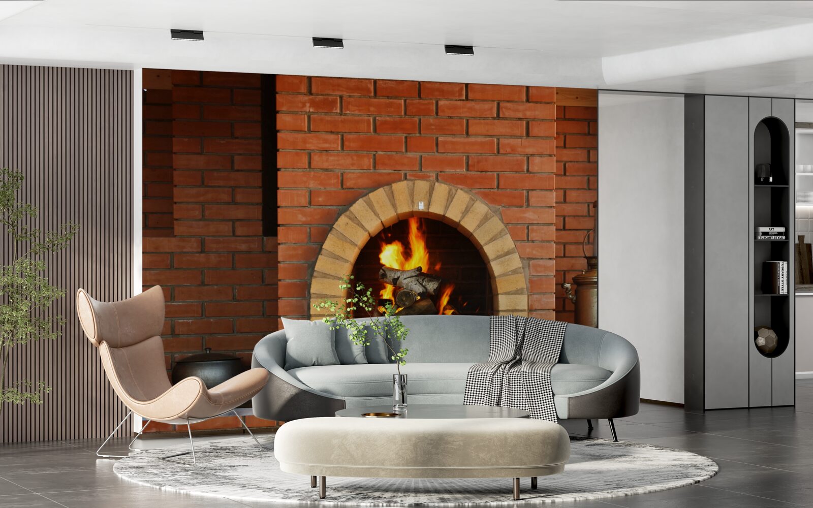 Фотошпалери плита з кухонним приладдям