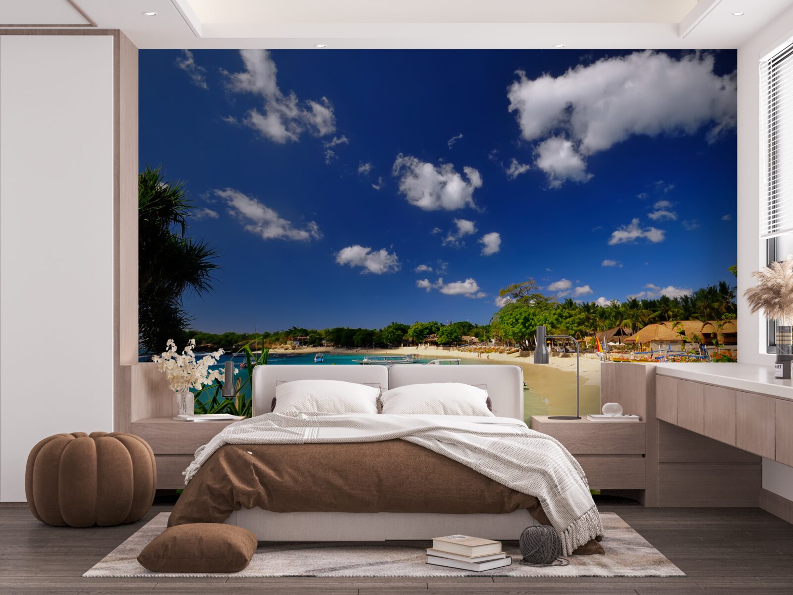 Фотошпалери спокійне літнє узбережжя острова