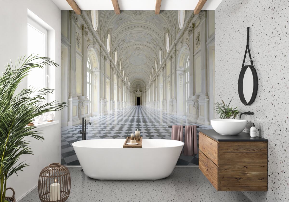 Фотошпалери мозаїки в розкішному замку