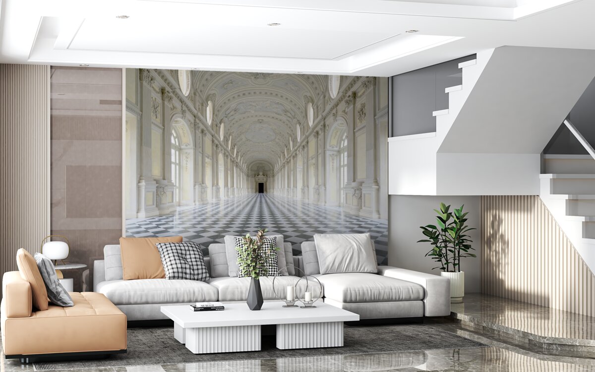 Фотошпалери мозаїки в розкішному замку