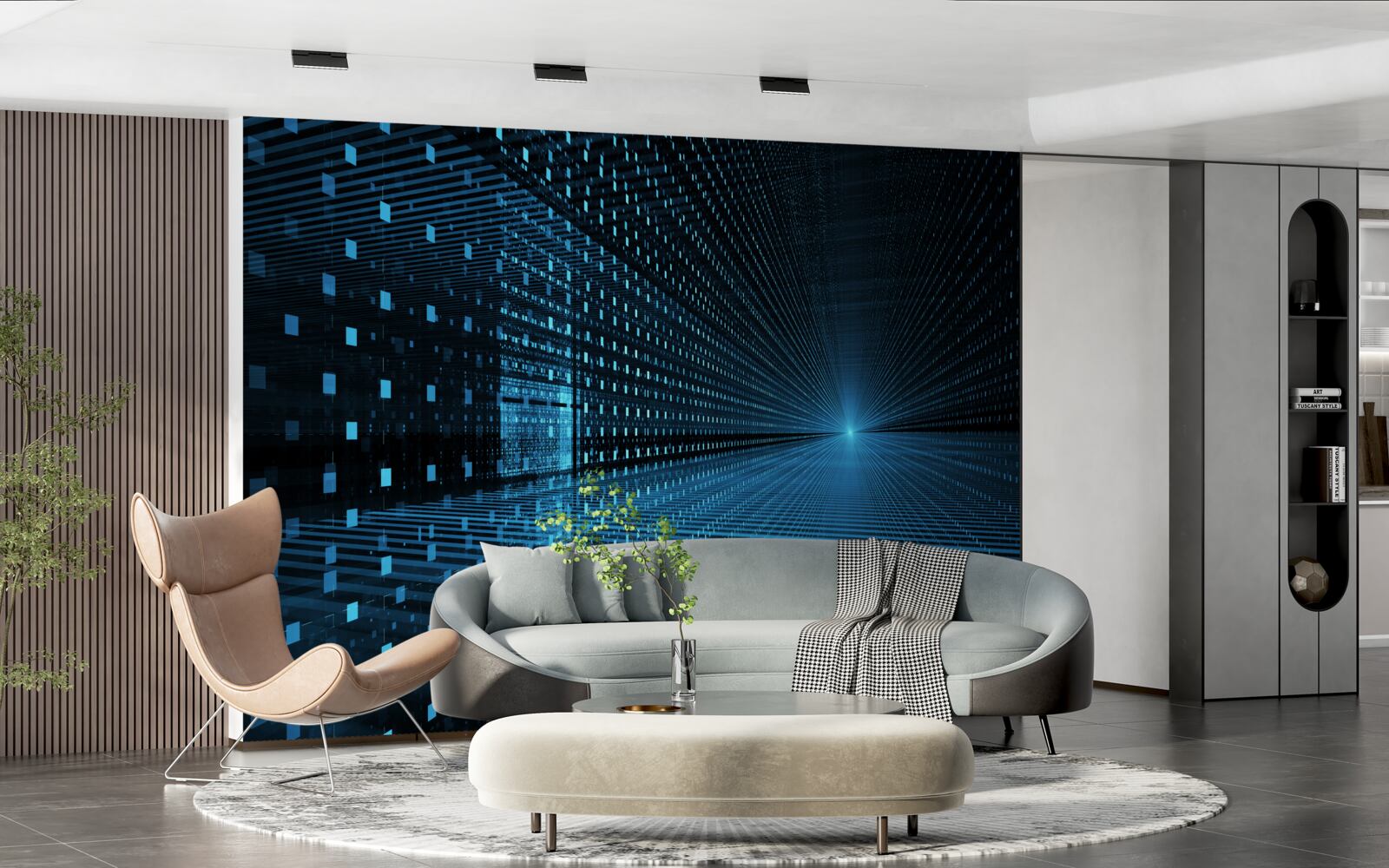 Фотошпалери абстрактний світловий сигнал