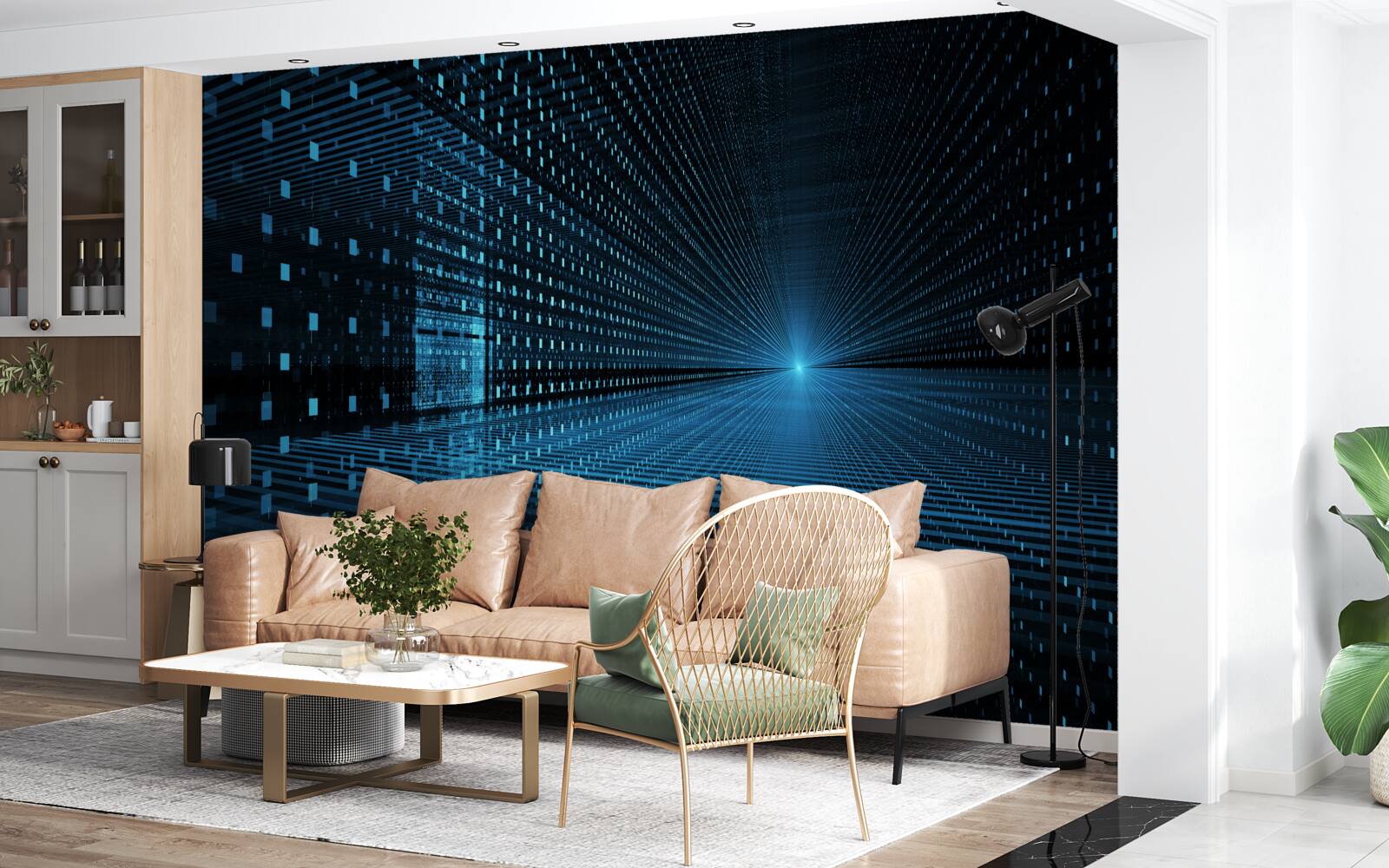 Фотошпалери абстрактний світловий сигнал