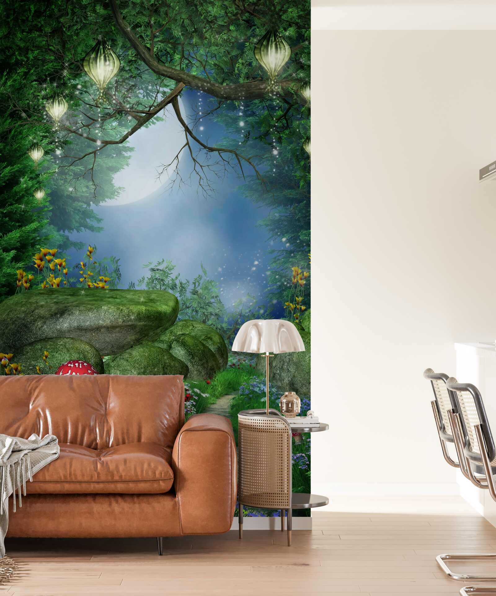 Фотошпалери чарівний нічний шлях