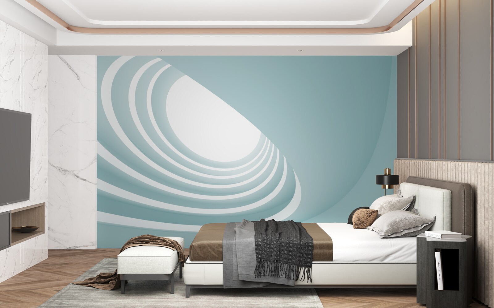 Фотошпалери вихор абстракції