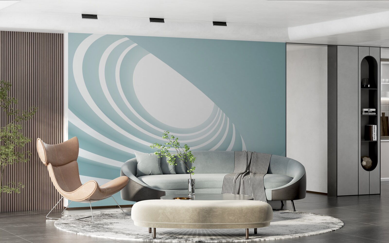 Фотошпалери вихор абстракції