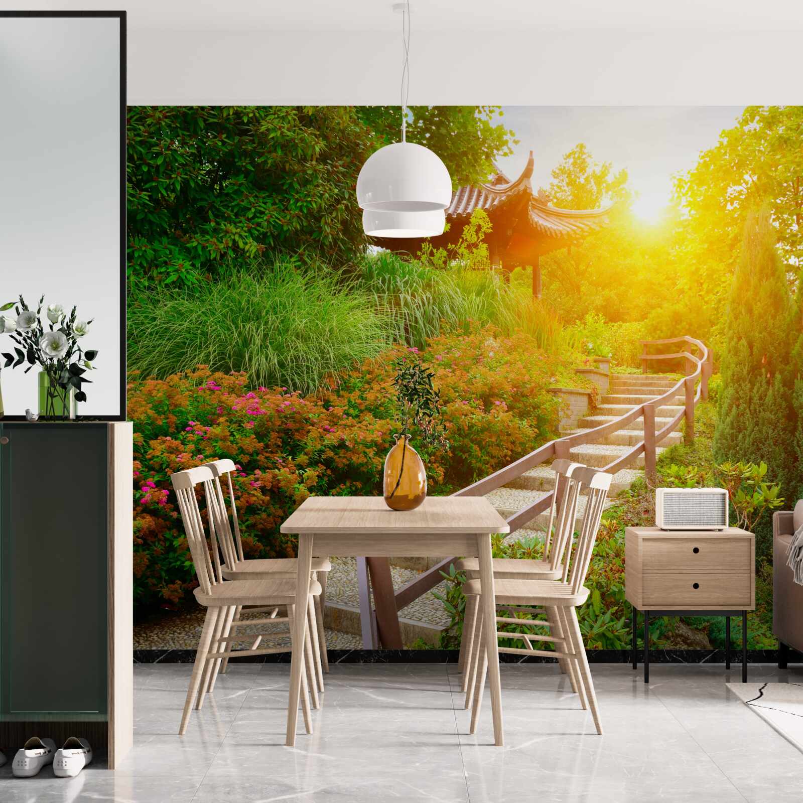 Фотошпалери Дорога додому на світанку