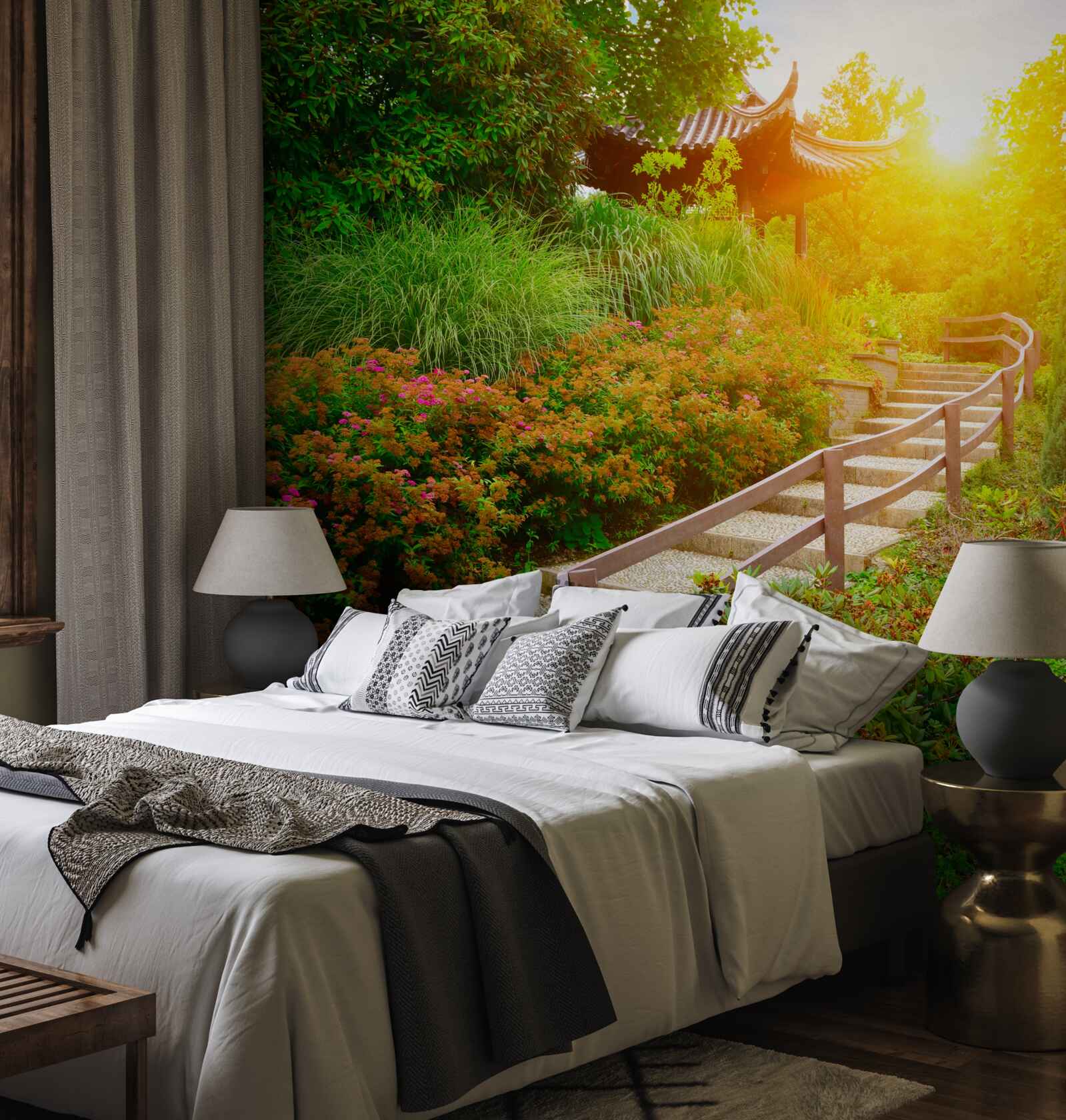 Фотошпалери Дорога додому на світанку